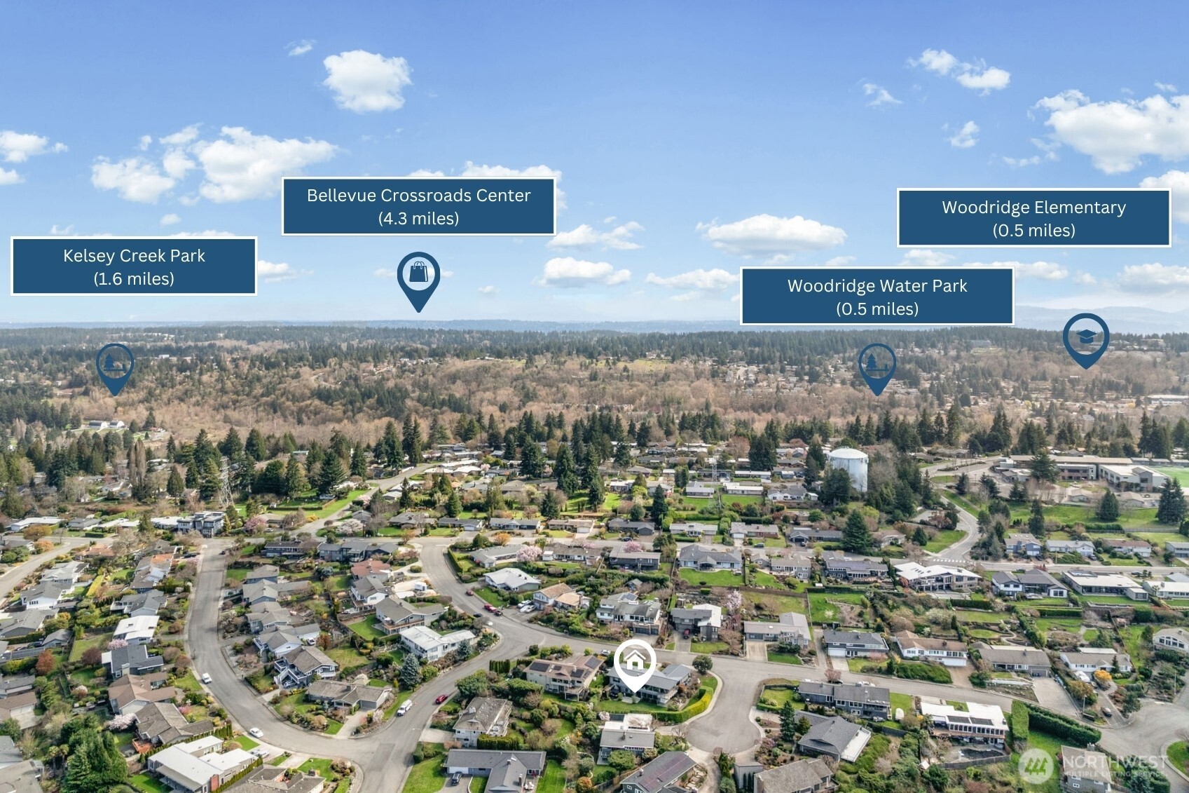 Surrounded by everyday conveniences including parks, top-rated schools, and Woodridge community amenities—all within close reach.