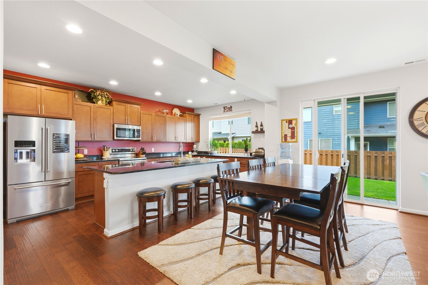 Dining Area (1) w/View of Kitchen