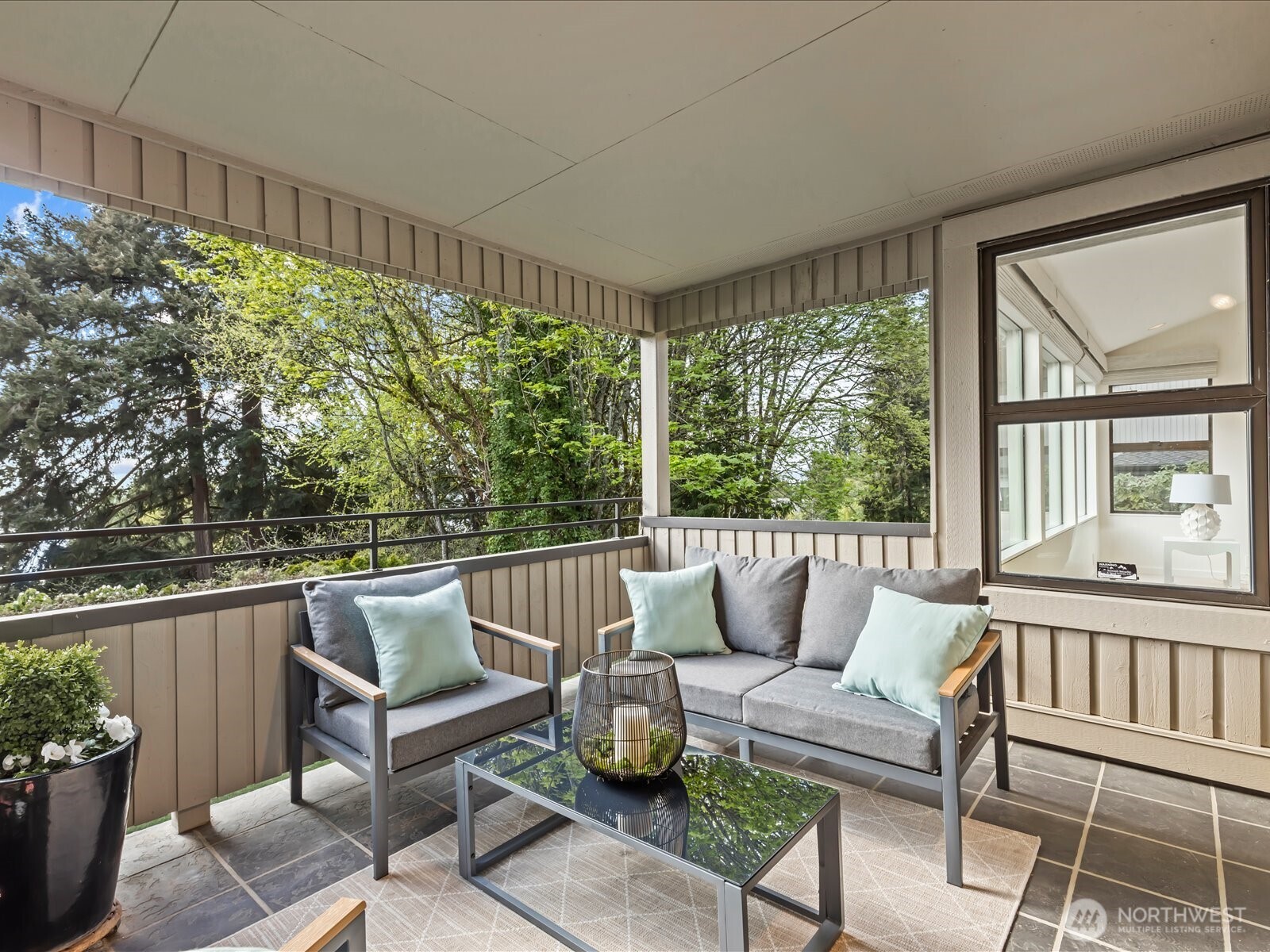 Luxurious Primary retreat featuring a private deck with even more expansive water and territorial views.