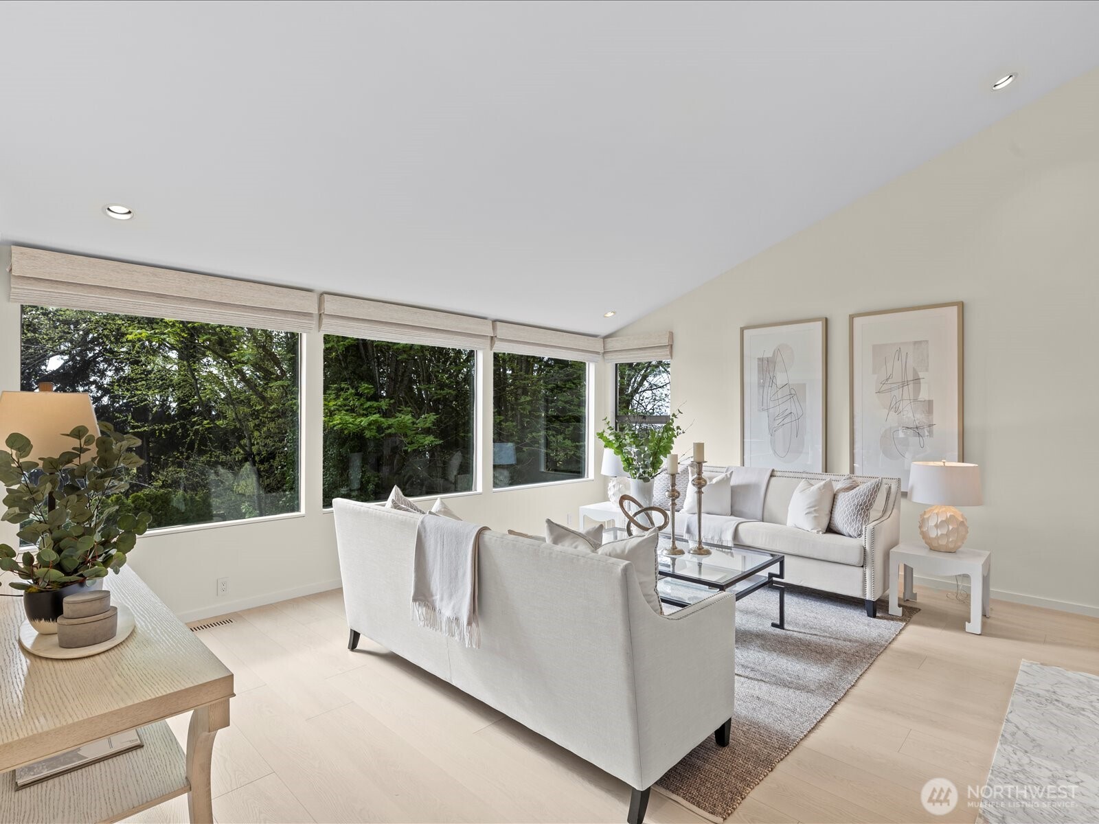 Desirable end unit positioning ensures maximum privacy and territorial and lake views.