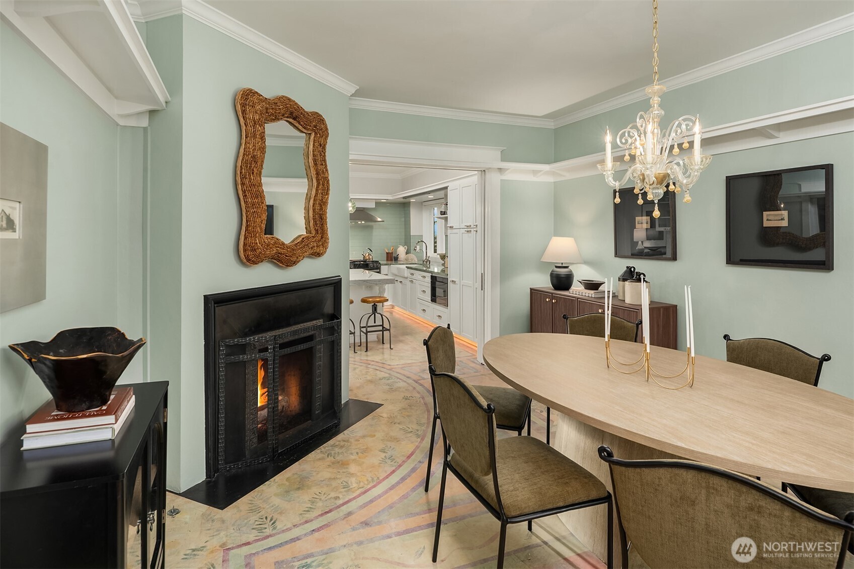 Hand Painted Hardwood floors by Artist Jennifer Carrasco