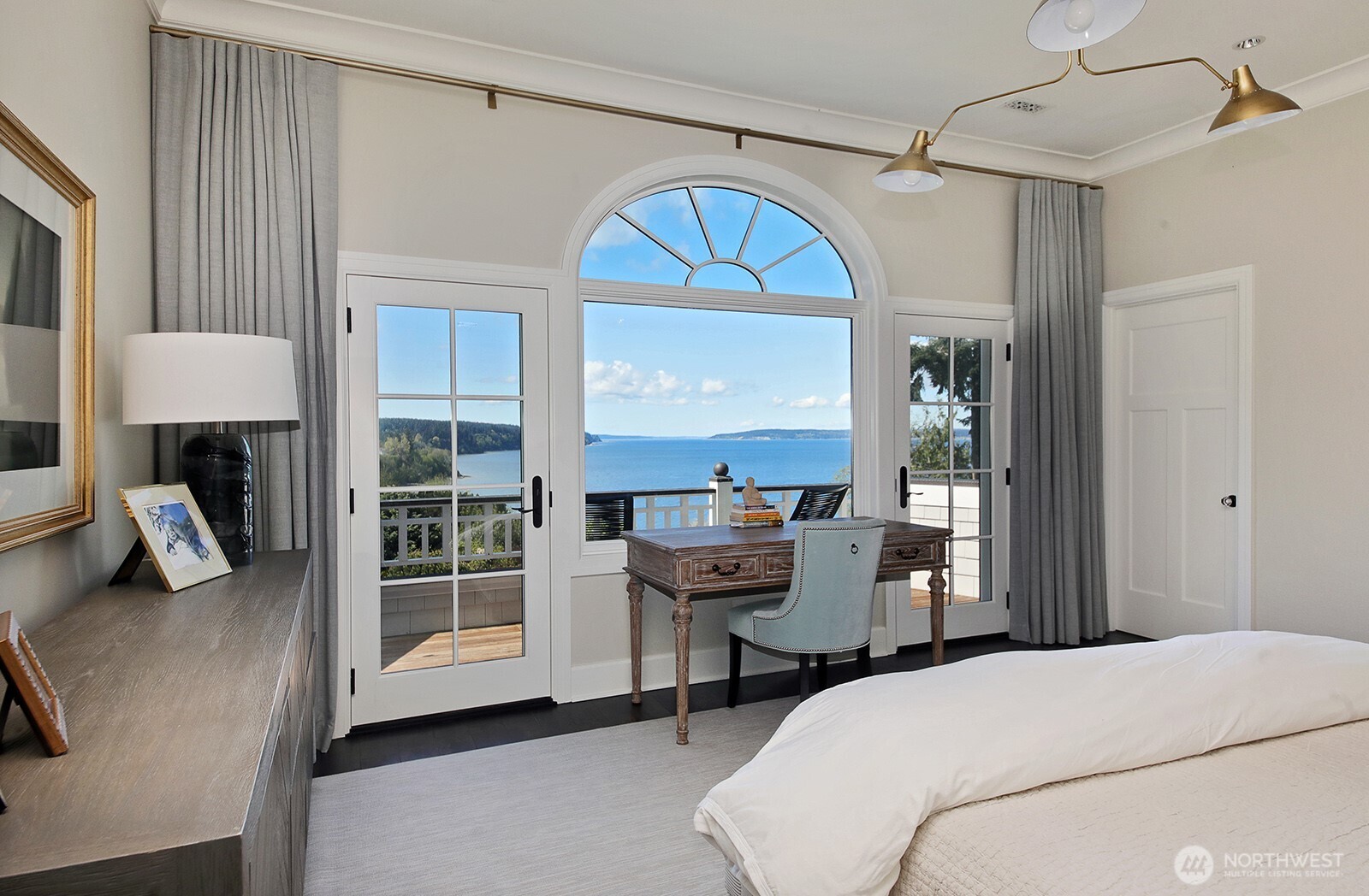 Such a spectacular view from the primary suite!