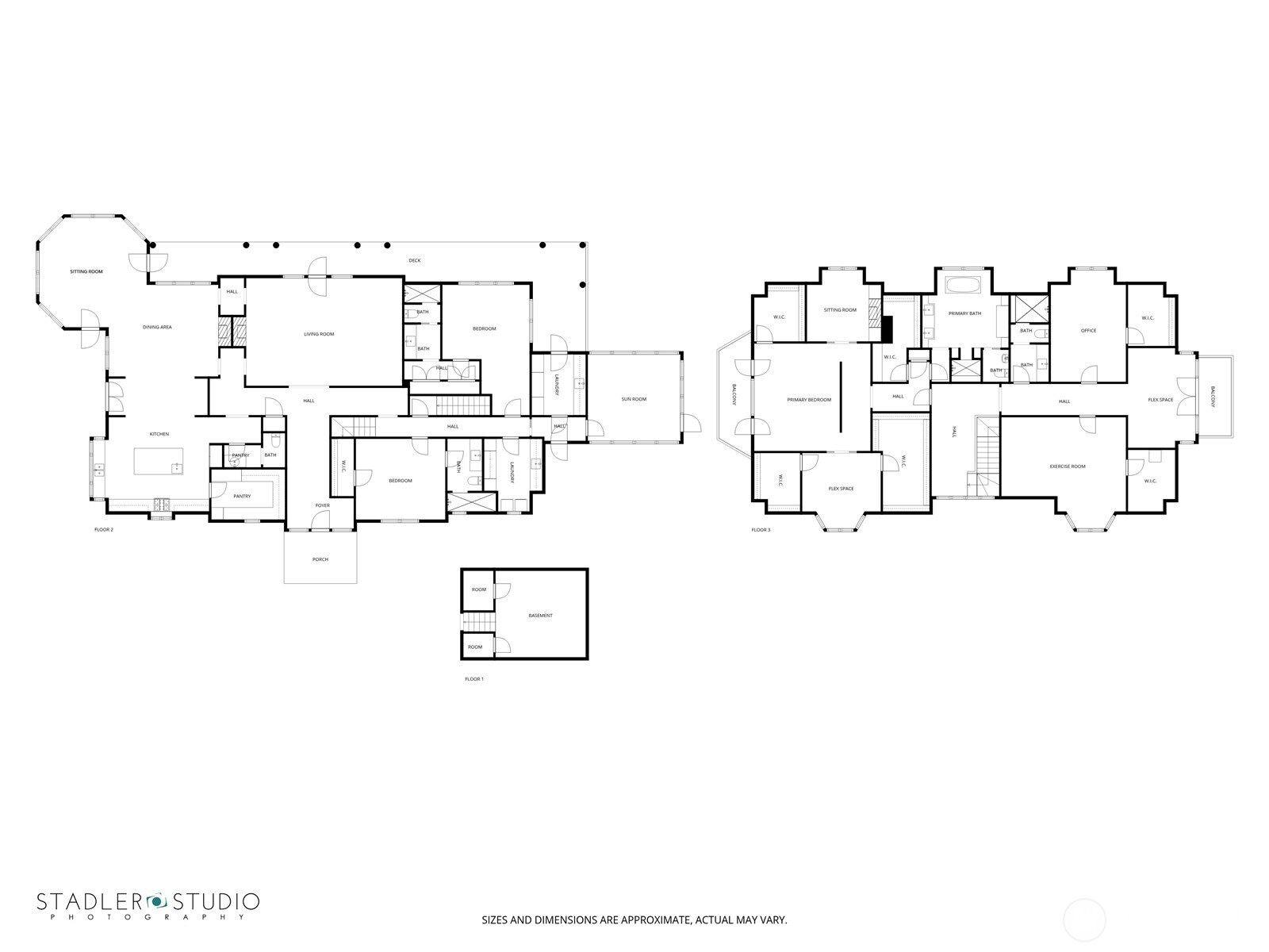 Floorplan of the main home.