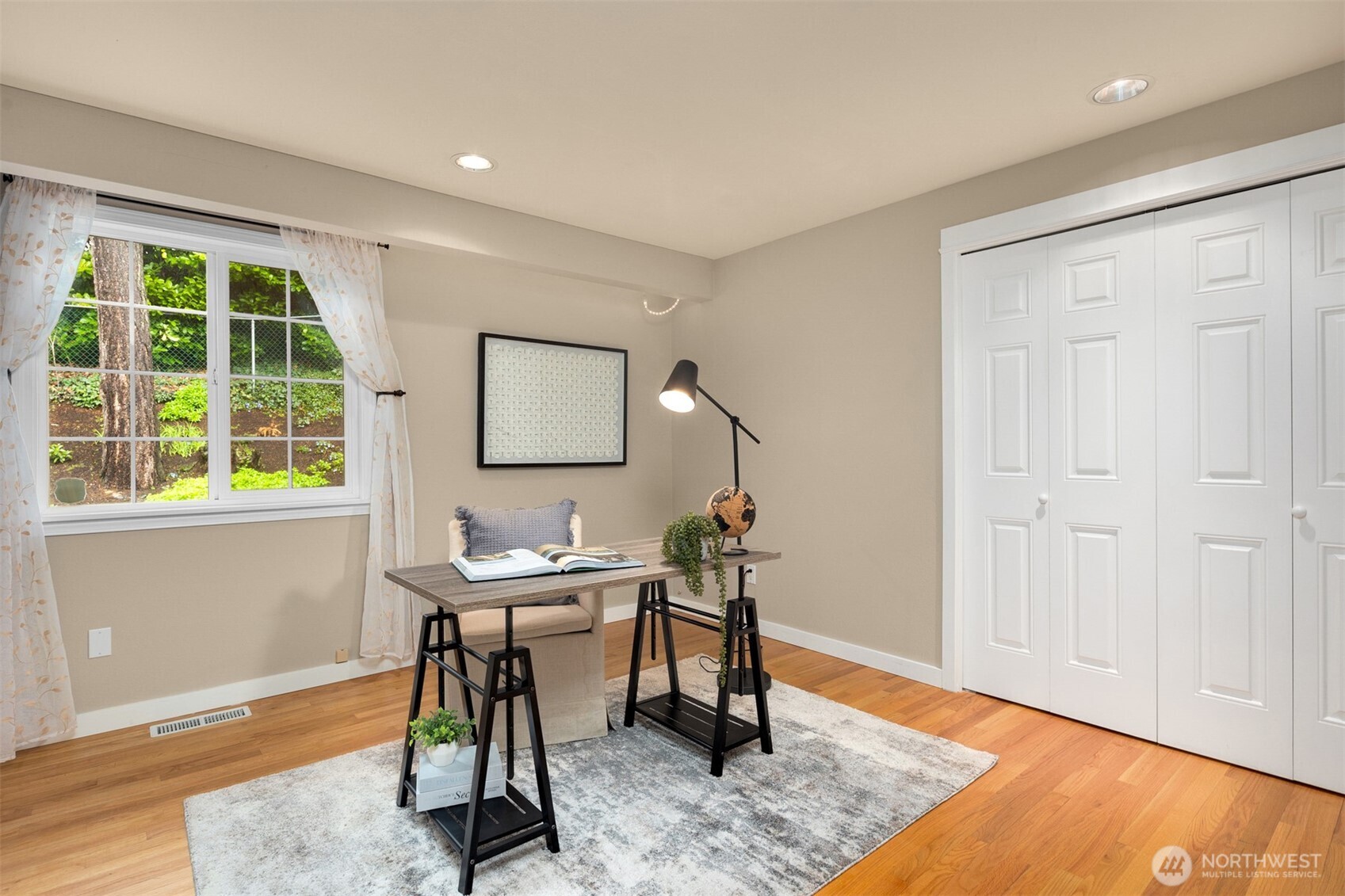 Lower-level rec room with wet bar—perfect for entertaining!