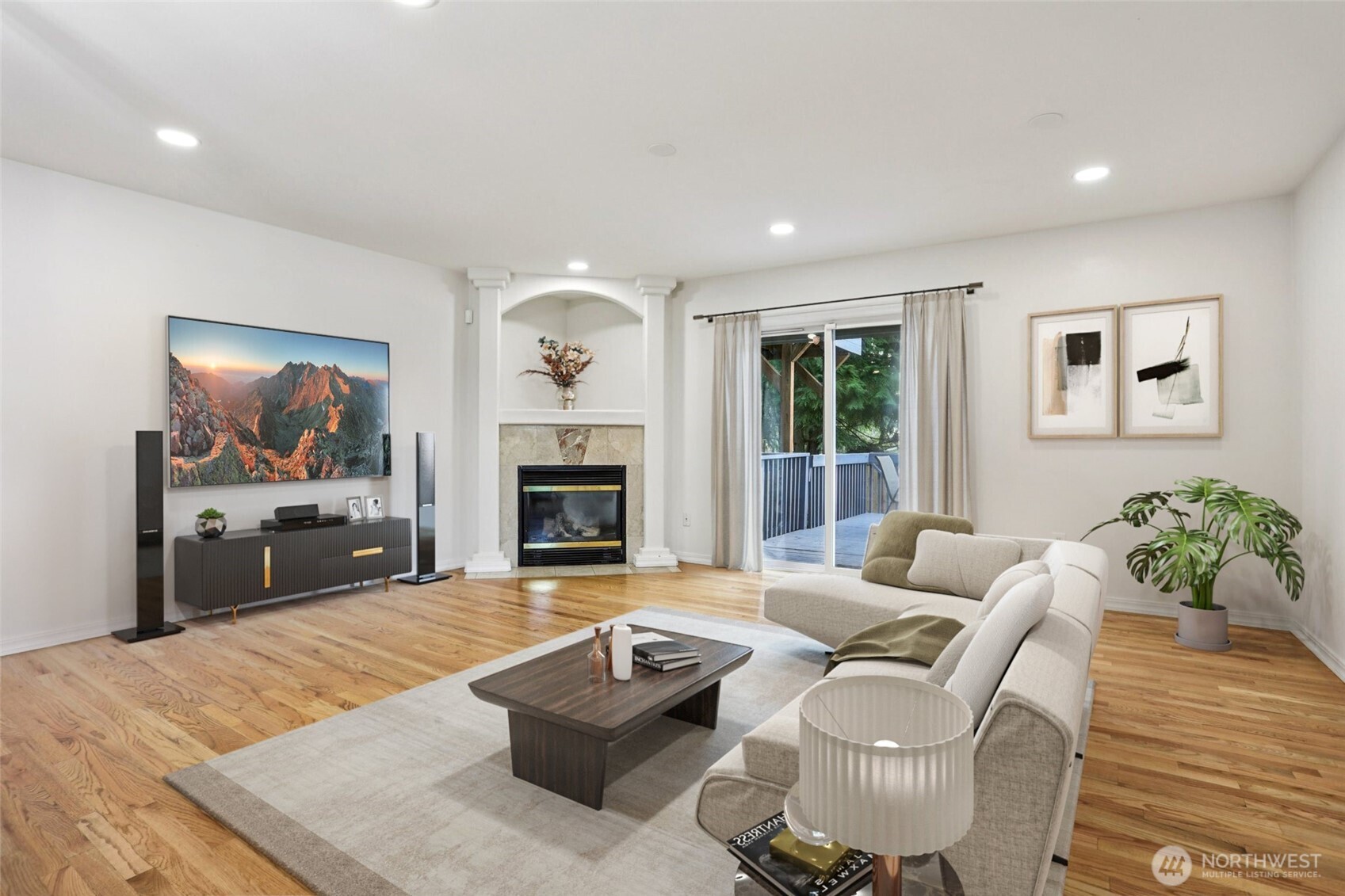 Private Lower level living room