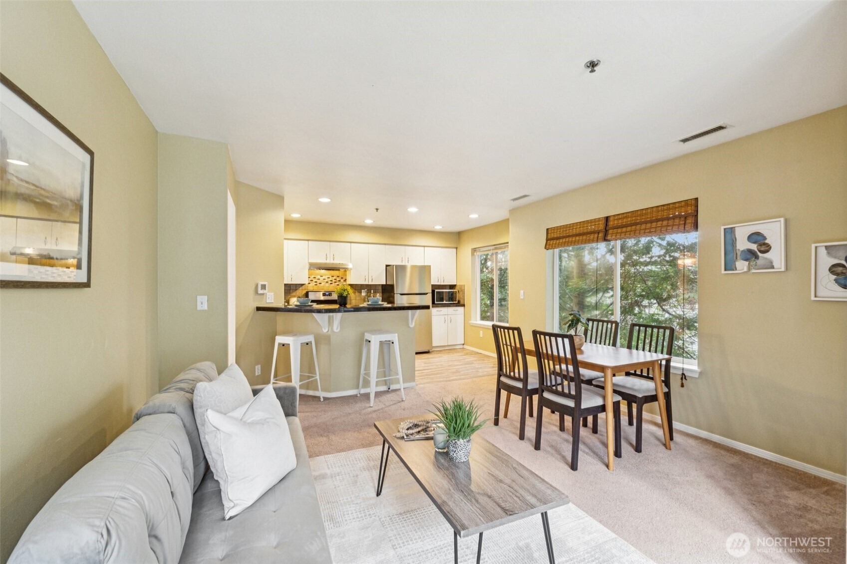 Tons of windows throughout for natural light.
