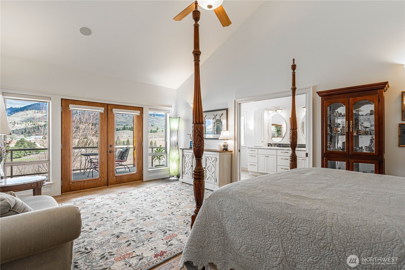 Primary suite with serene views and luxury finishes