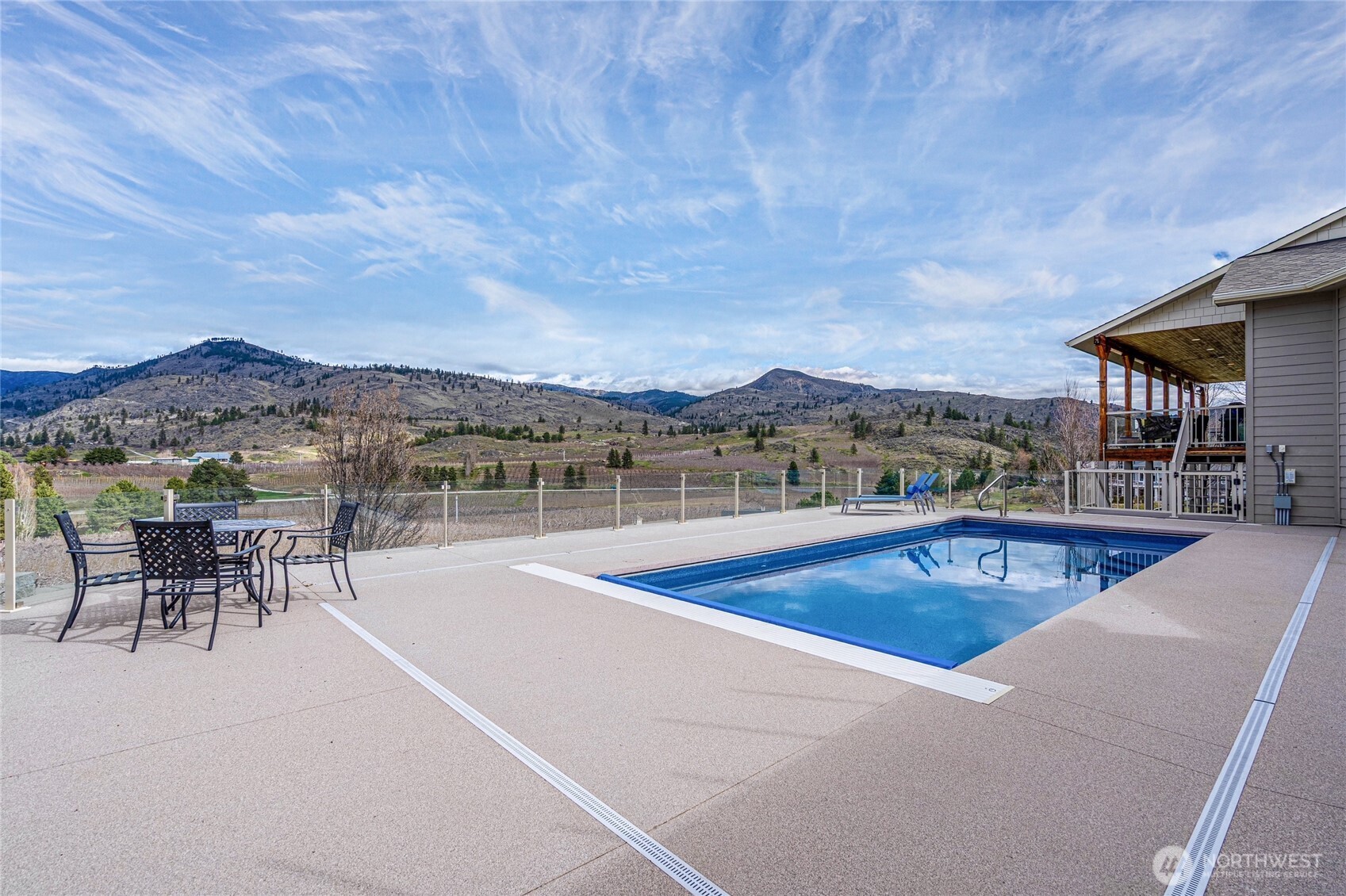 Expansive patio space for summer gatherings