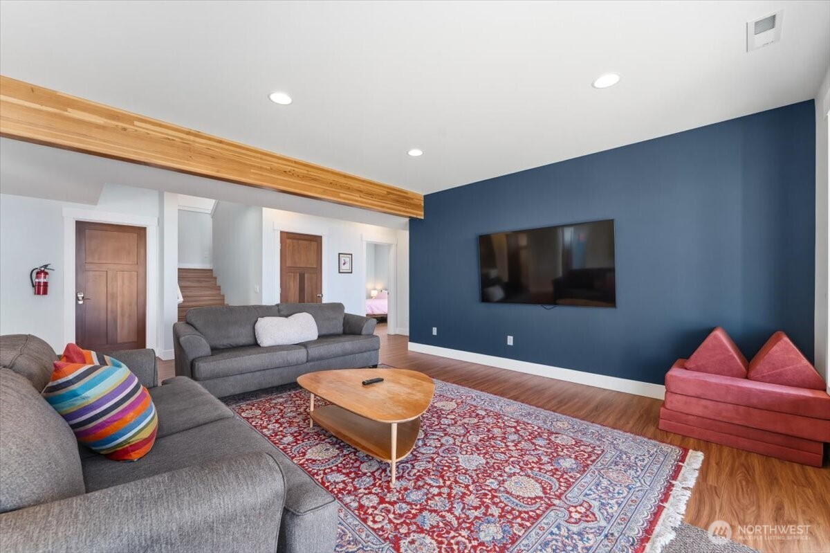 Daylight basement view