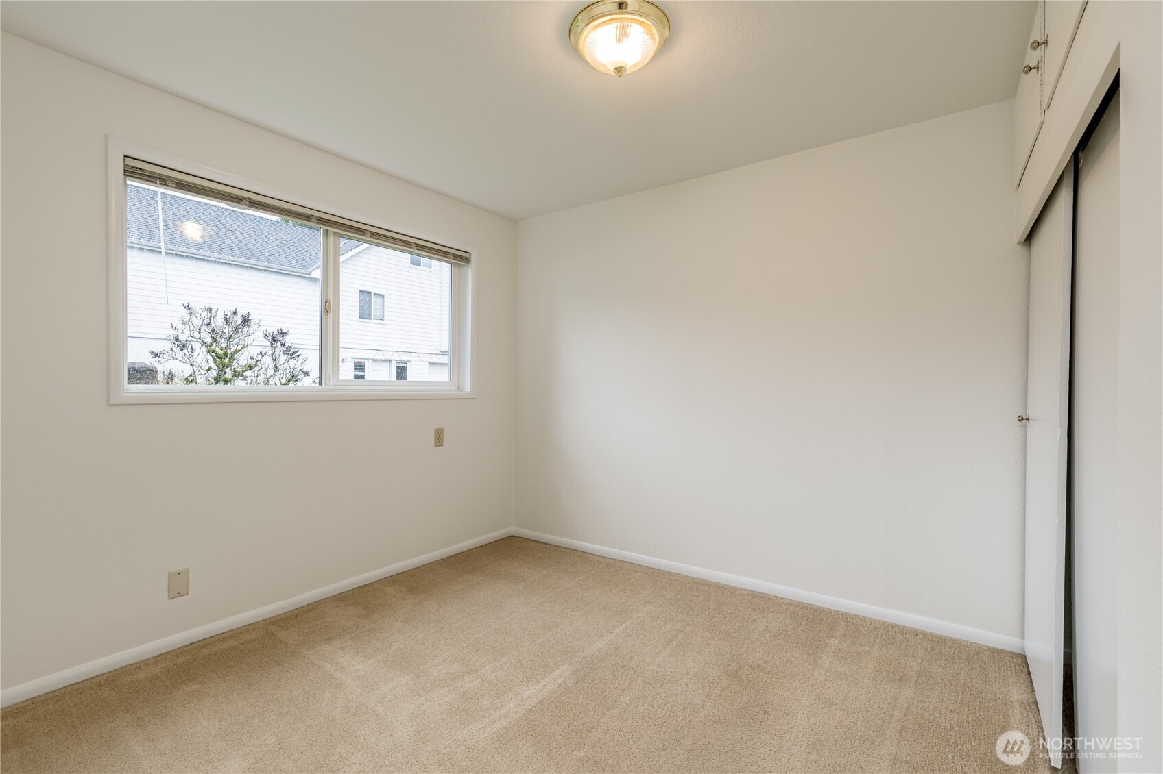 Main floor bedroom is right next to the full bath