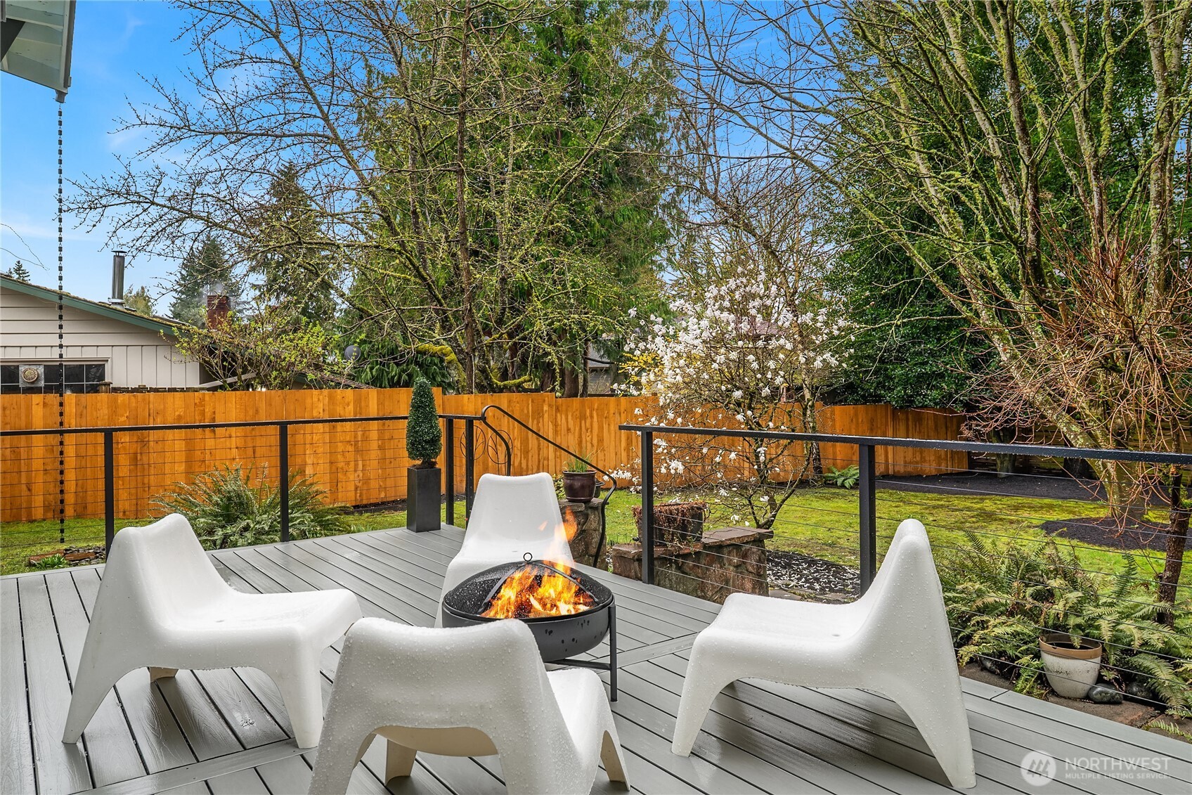 Opens to Entertaining Deck