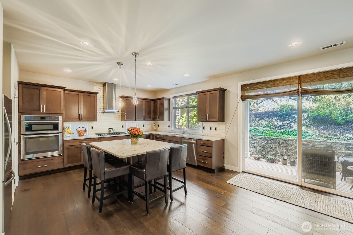 Access to covered deck and patio area