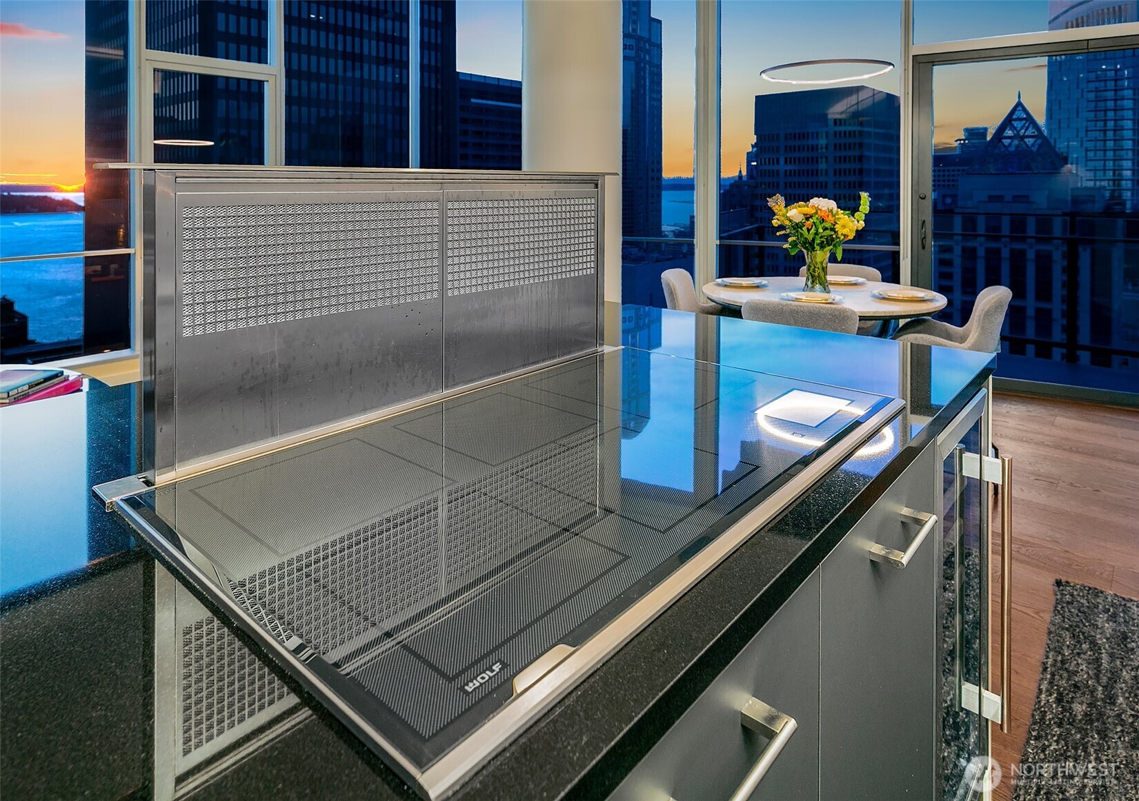 NW Corner home, just under the penthouse