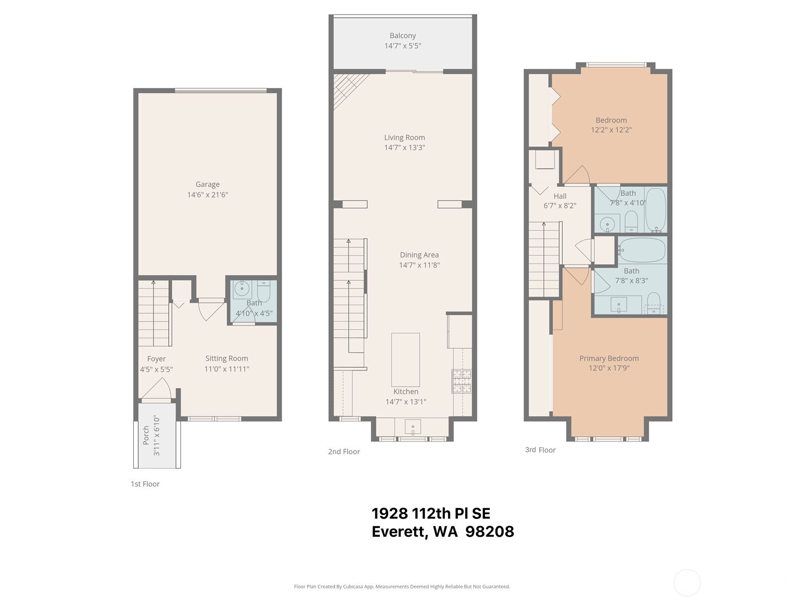Floor plan, all floors