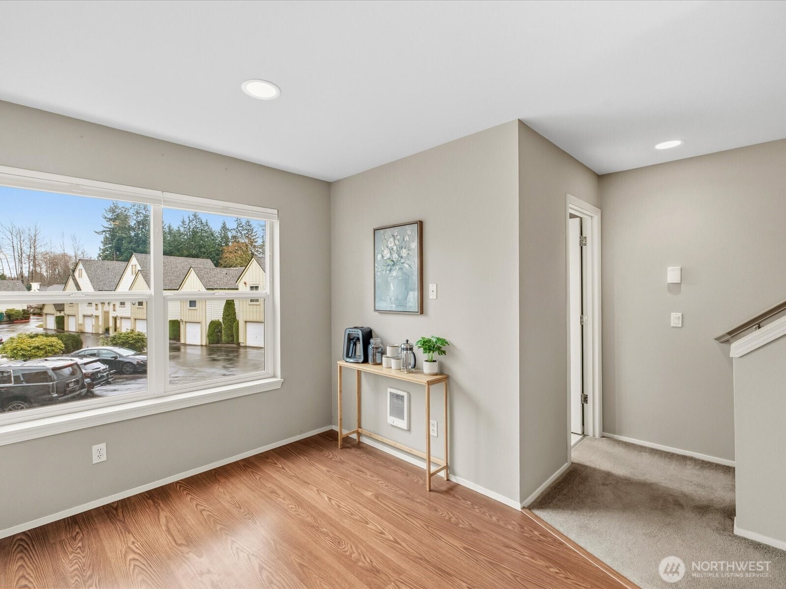 Light and bright space with large window.