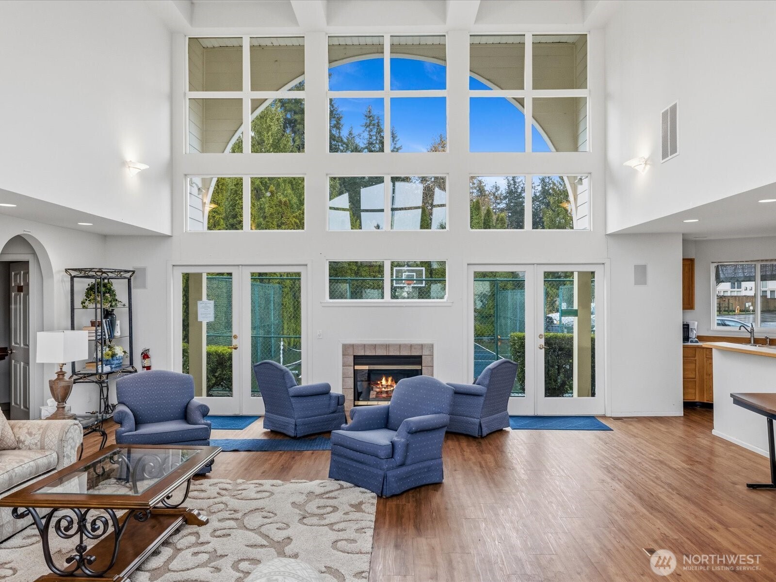 Community Clubhouse kitchen adds convenience.