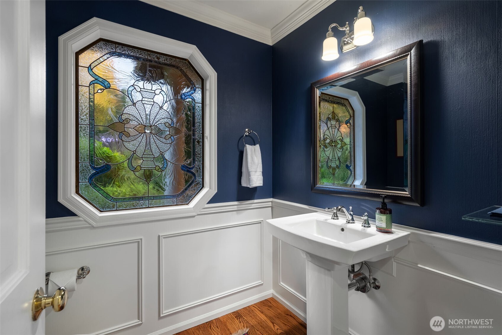 Main floor powder bathroom.