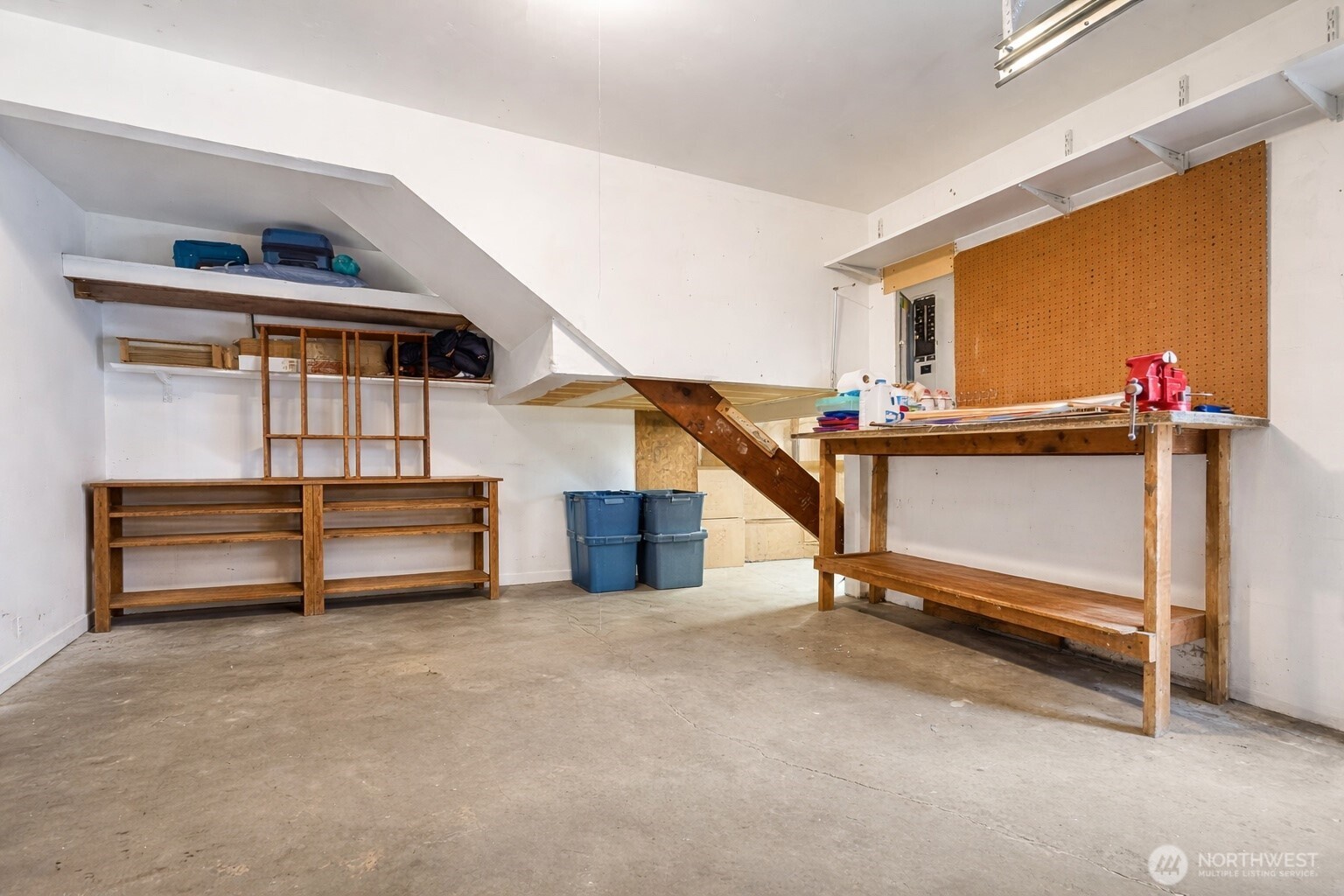 Single Car Garage with a Storage Room at the back. New garage door.