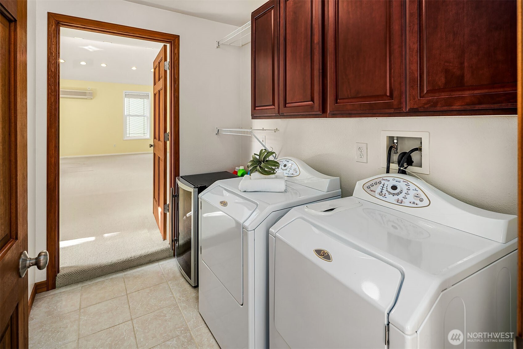 Upstairs laundry room