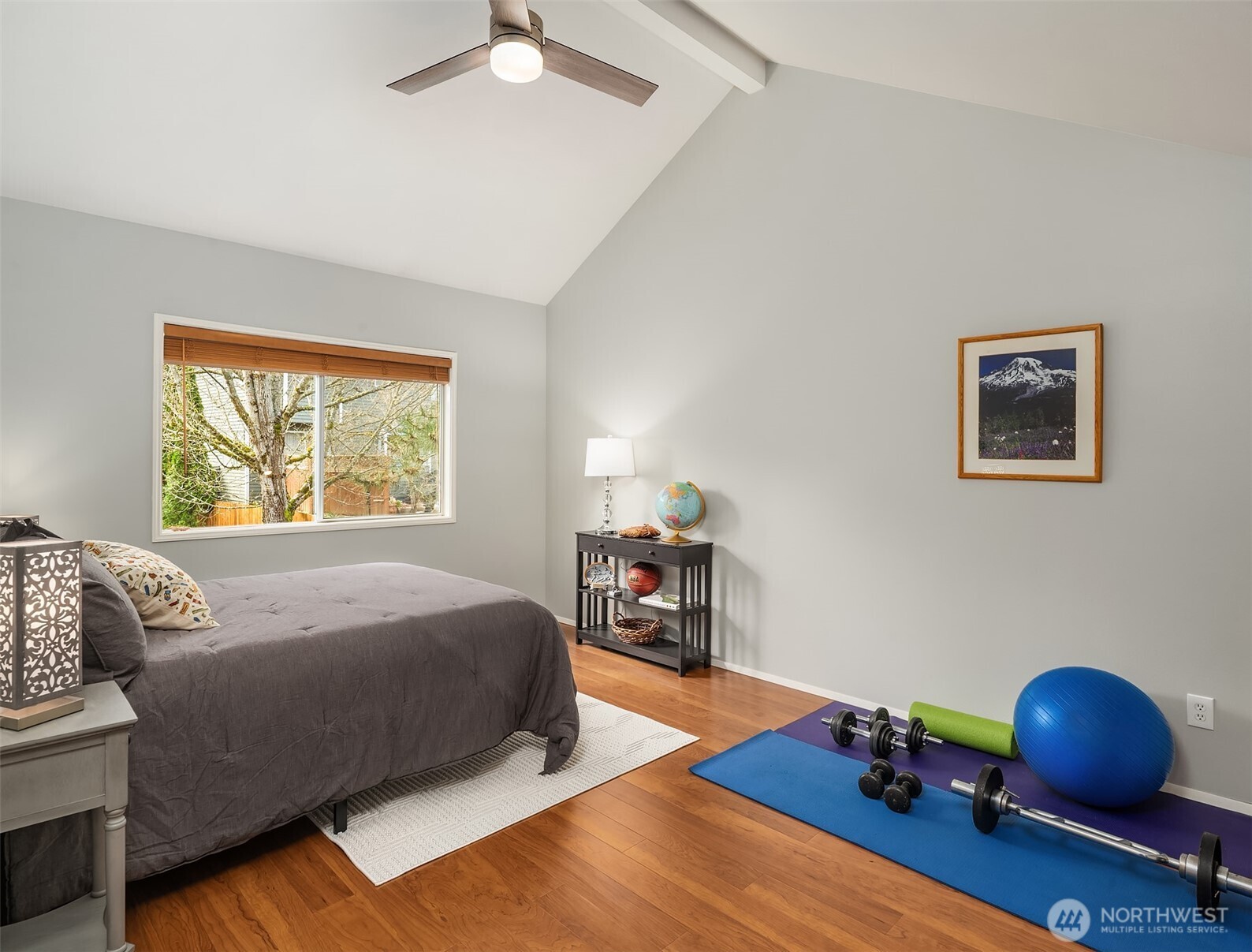 Note the vaulted ceiling in the Bonus room