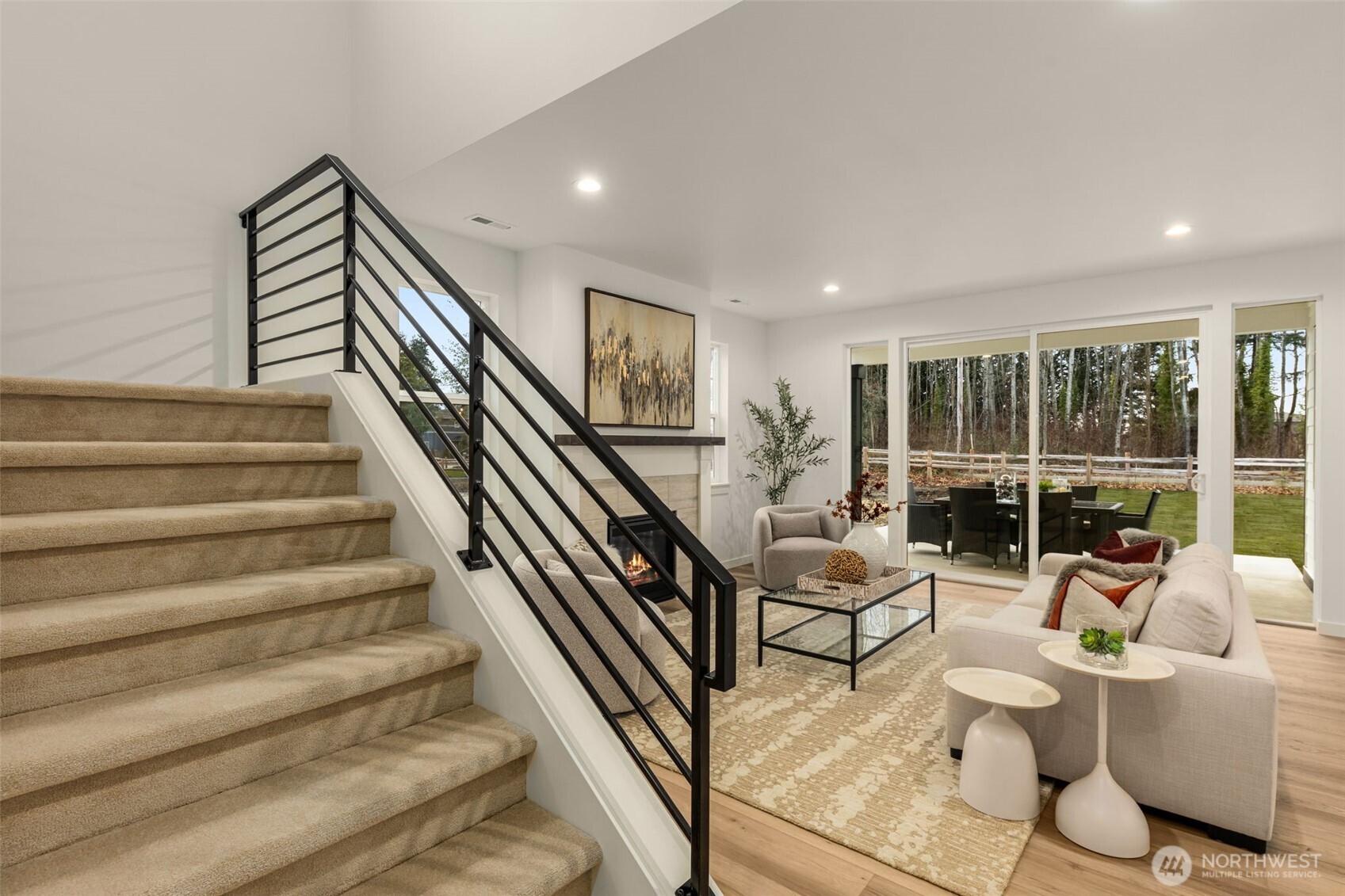 Photos of completed model on homesite #11 with identical floorplan.