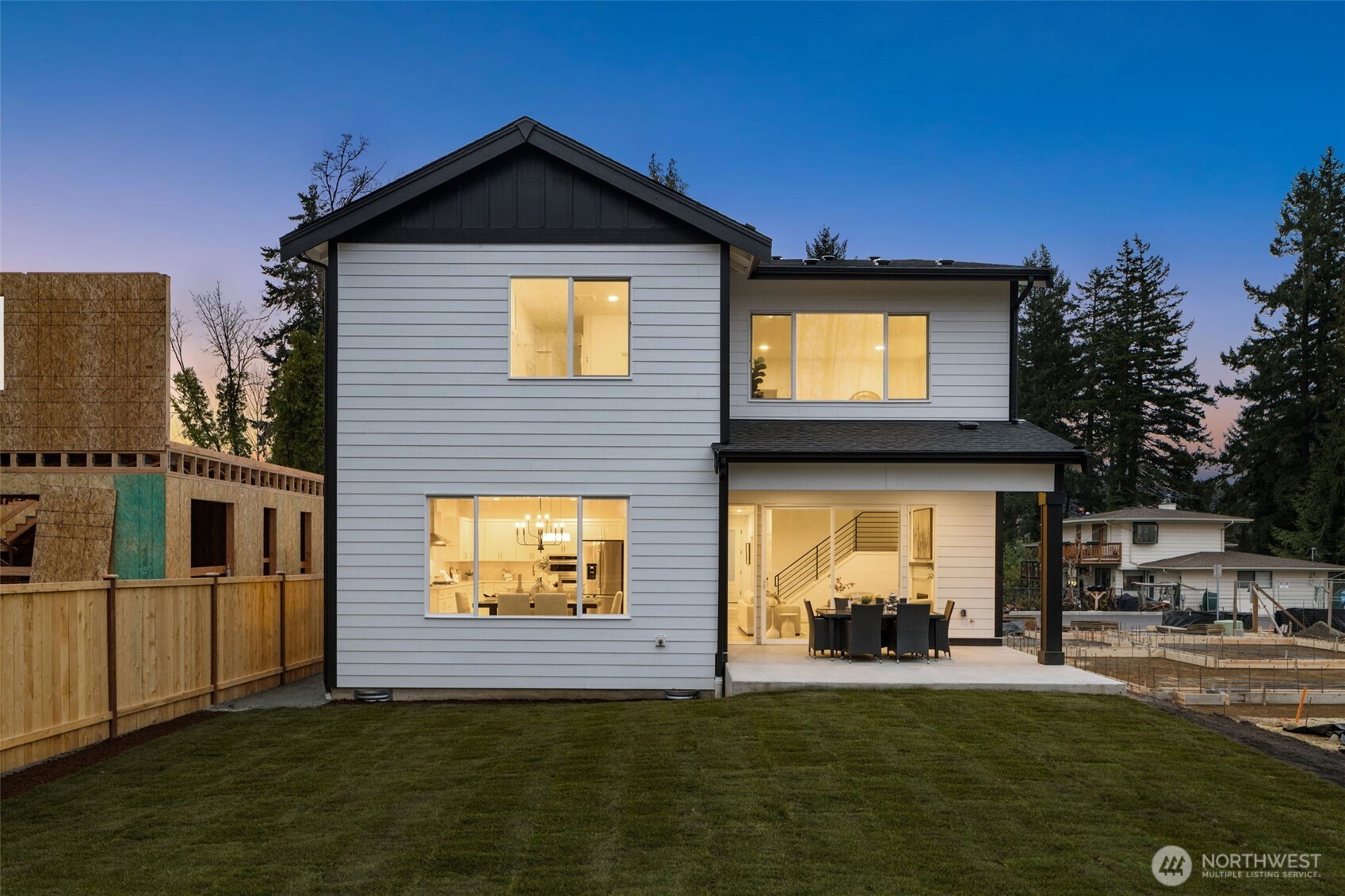 Photos of completed model on homesite #11 with identical floorplan.