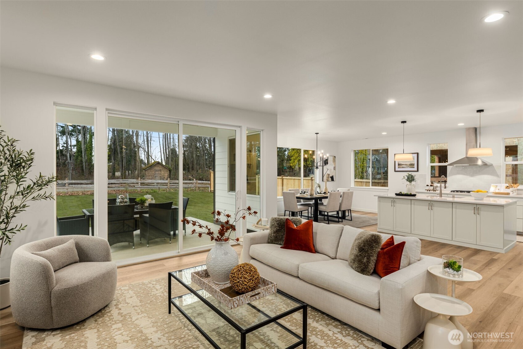 Photos of completed model on homesite #11 with identical floorplan.