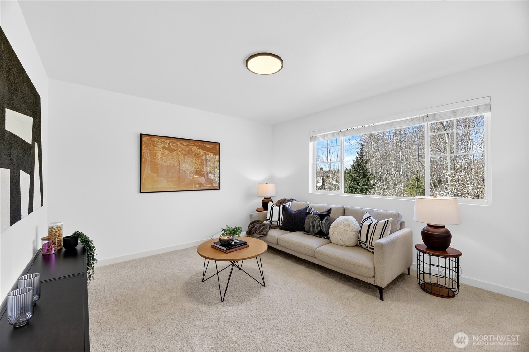 Upper floor has a large Rec or Media Room