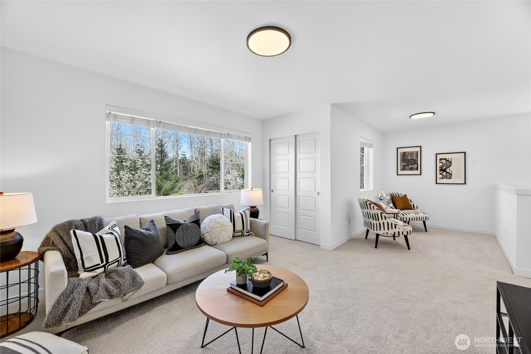 The Media or Rec Room has a closet and could easily be converted into another bedroom with drywall or a large sliding barn door.