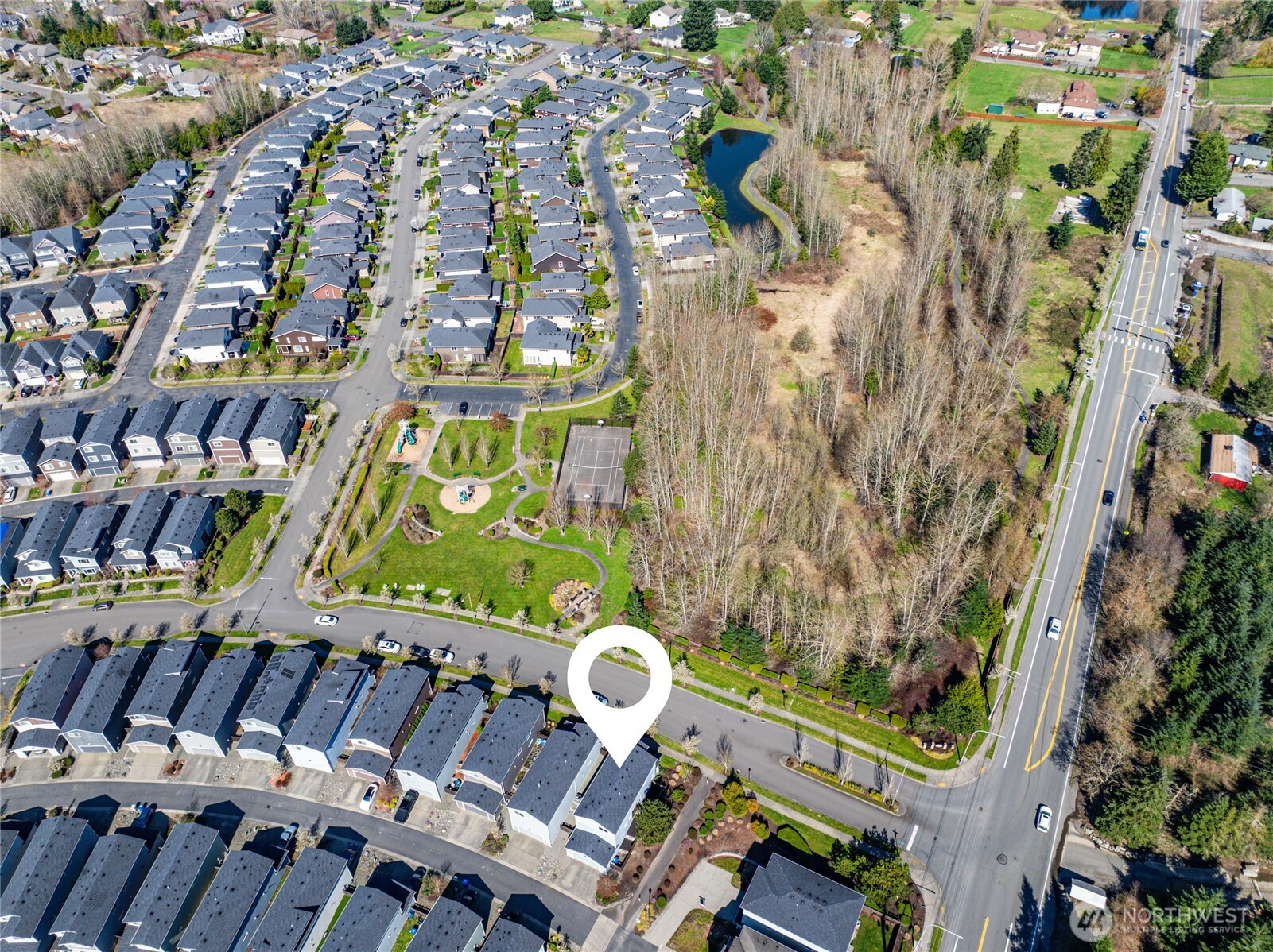 Playground, Basket Ball Court, Walking trail, pond