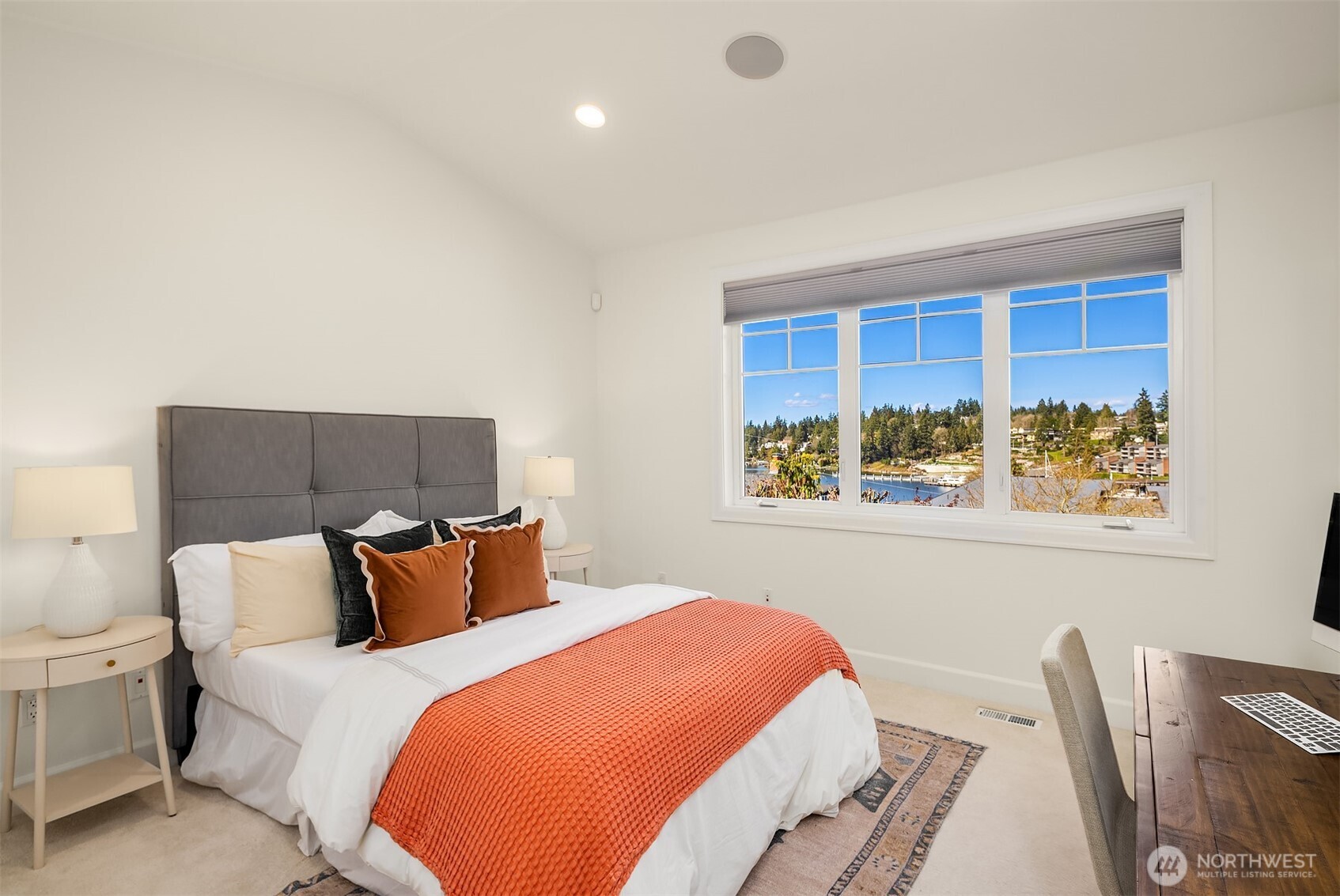 First of three additional bedrooms upstairs.