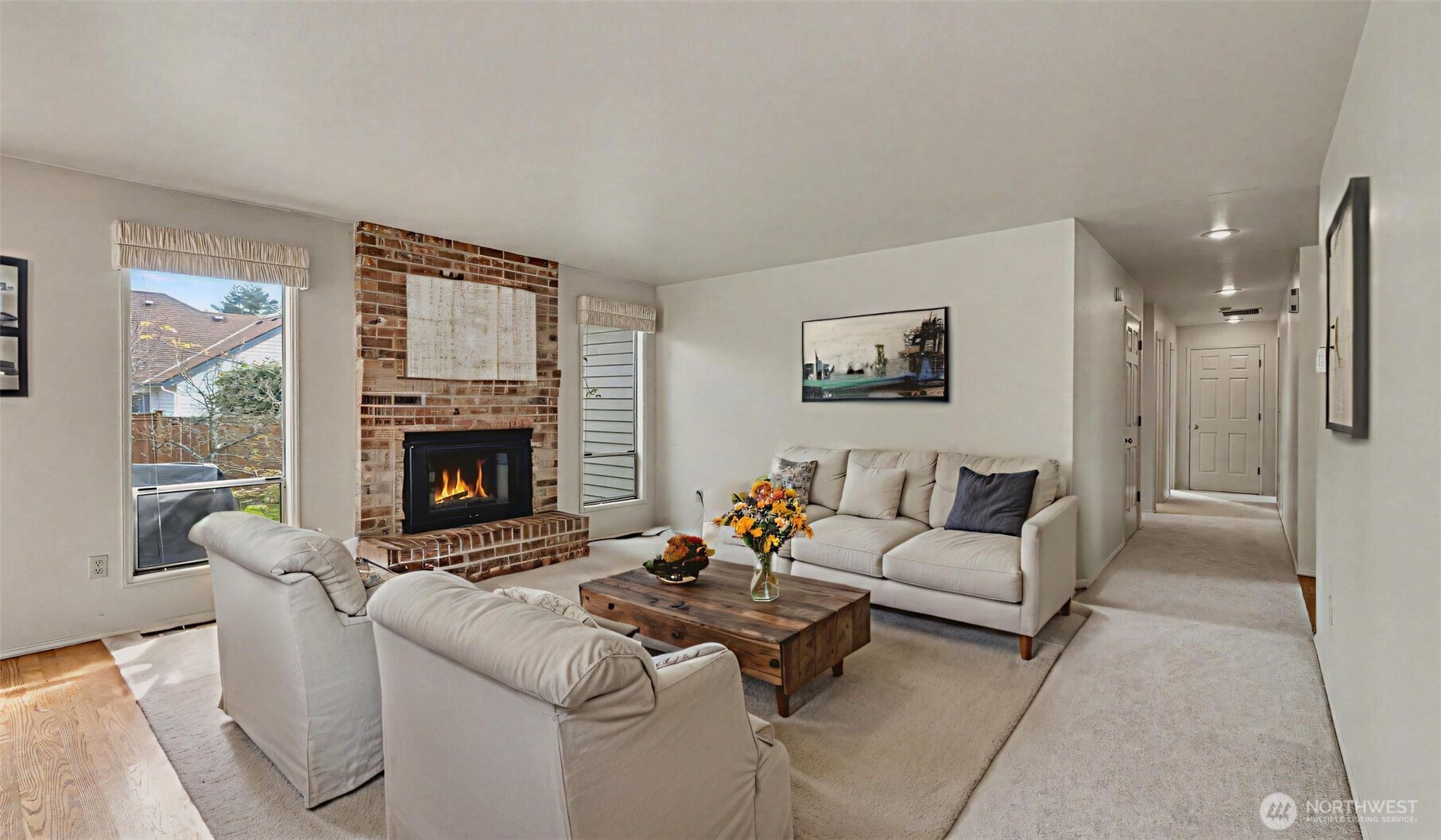 Secondary living space is perfect for entertaining