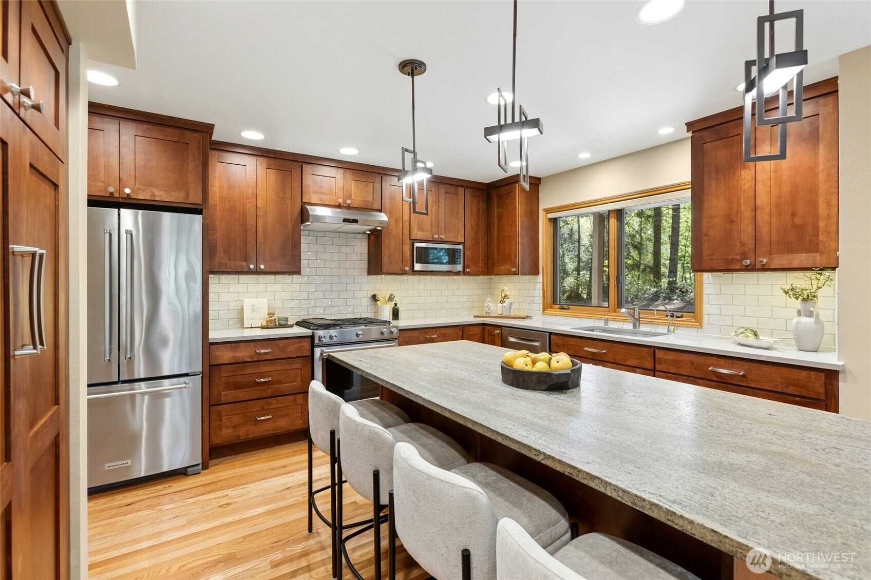 Amazing kitchen remodel by Norsk Design.