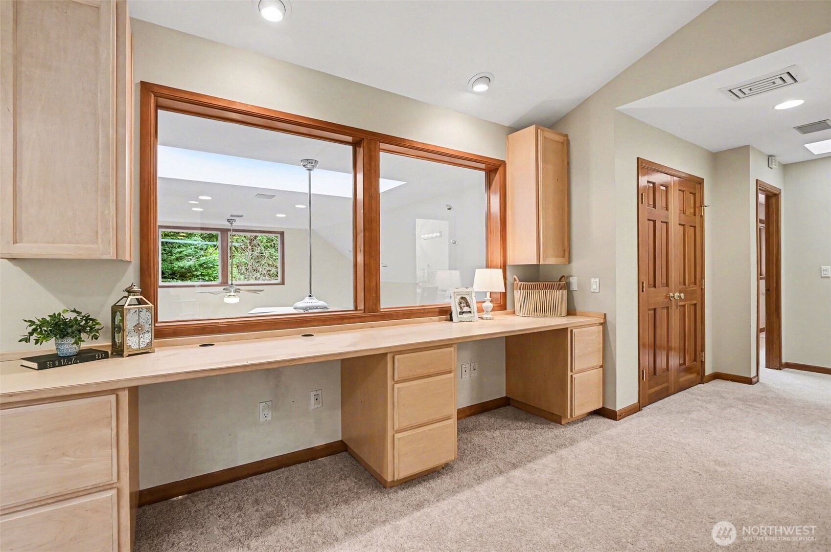 One of four upstairs bedrooms.