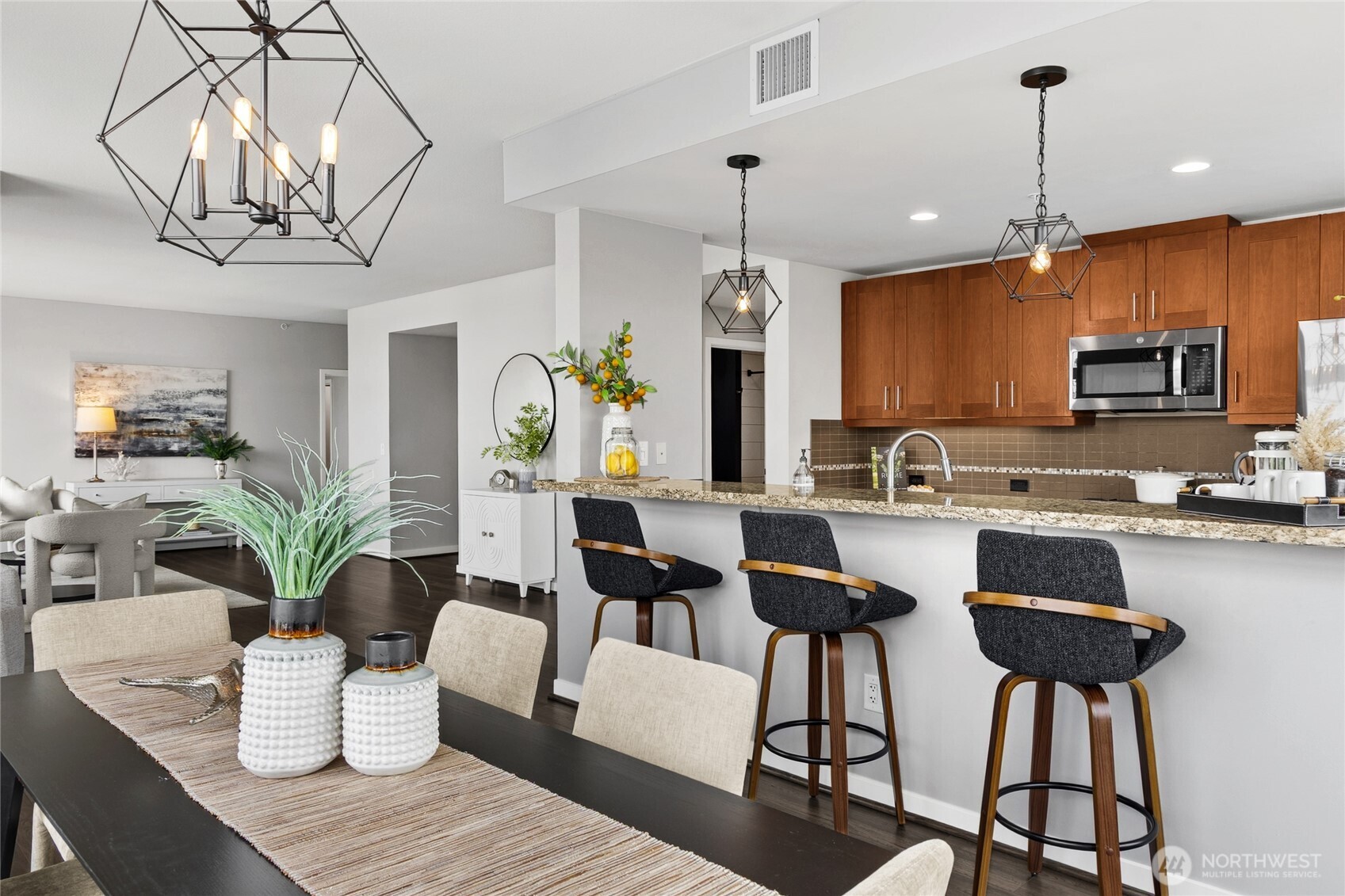 You will enjoy many special occasions in this room.