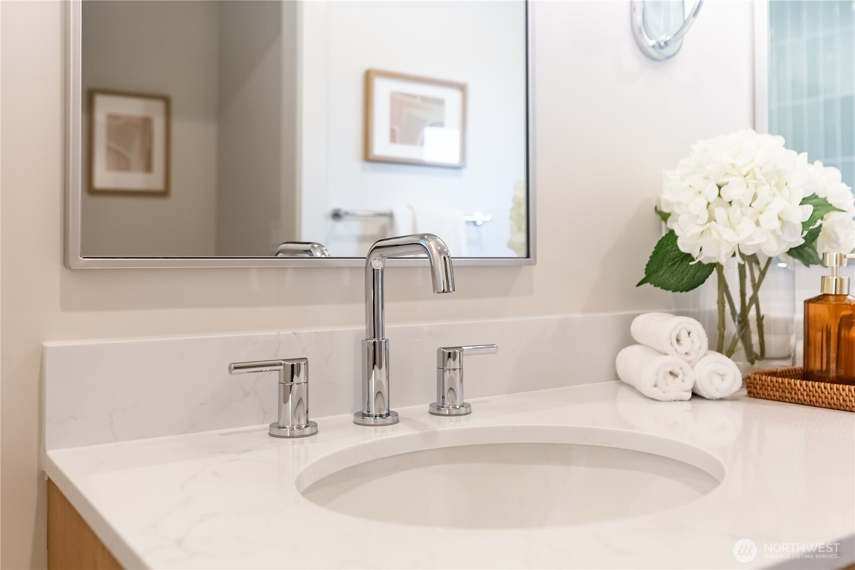 Great flex room located off the primary suite is ideal for nursery or office