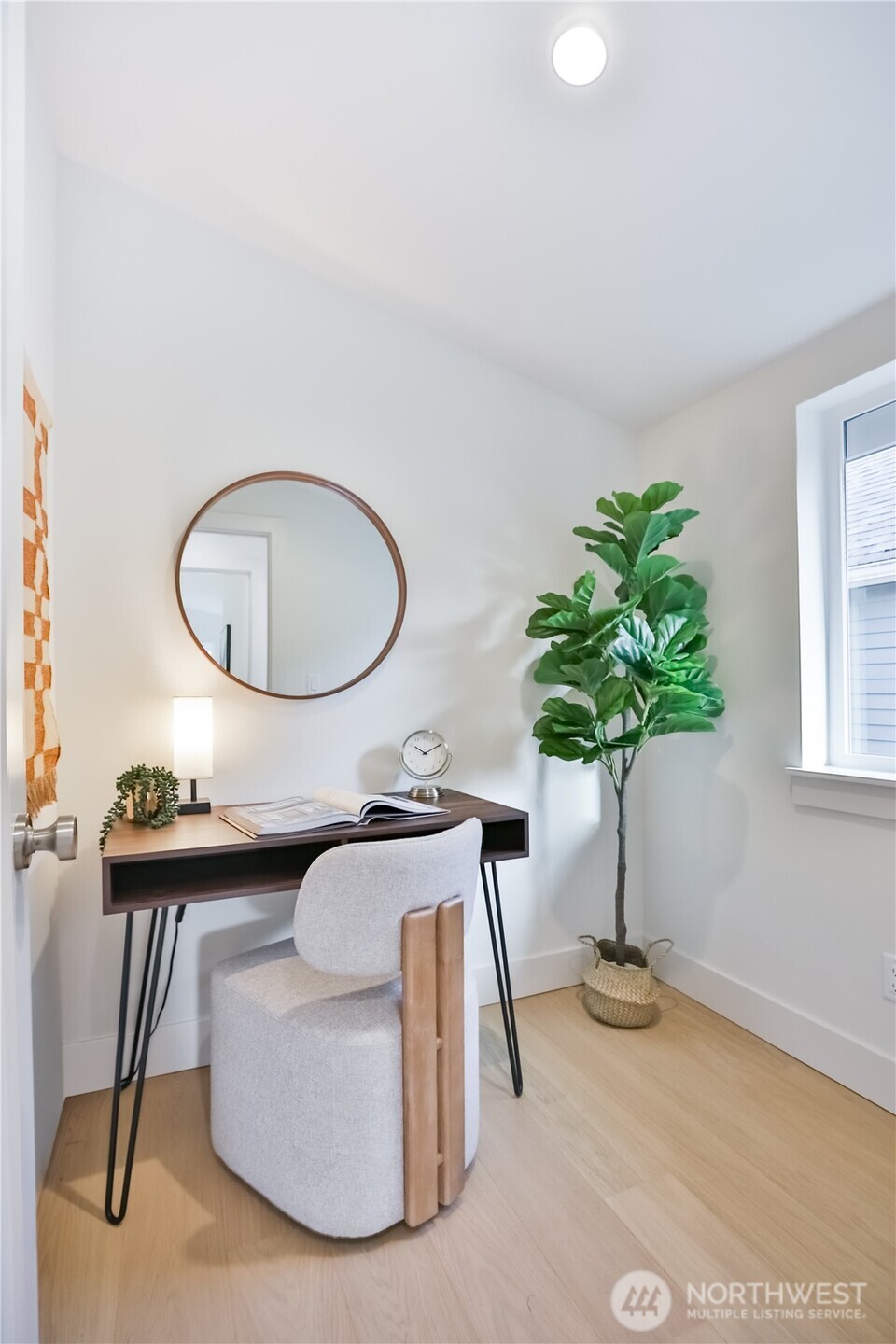 Alley access with one dedicated EV-capable parking stall