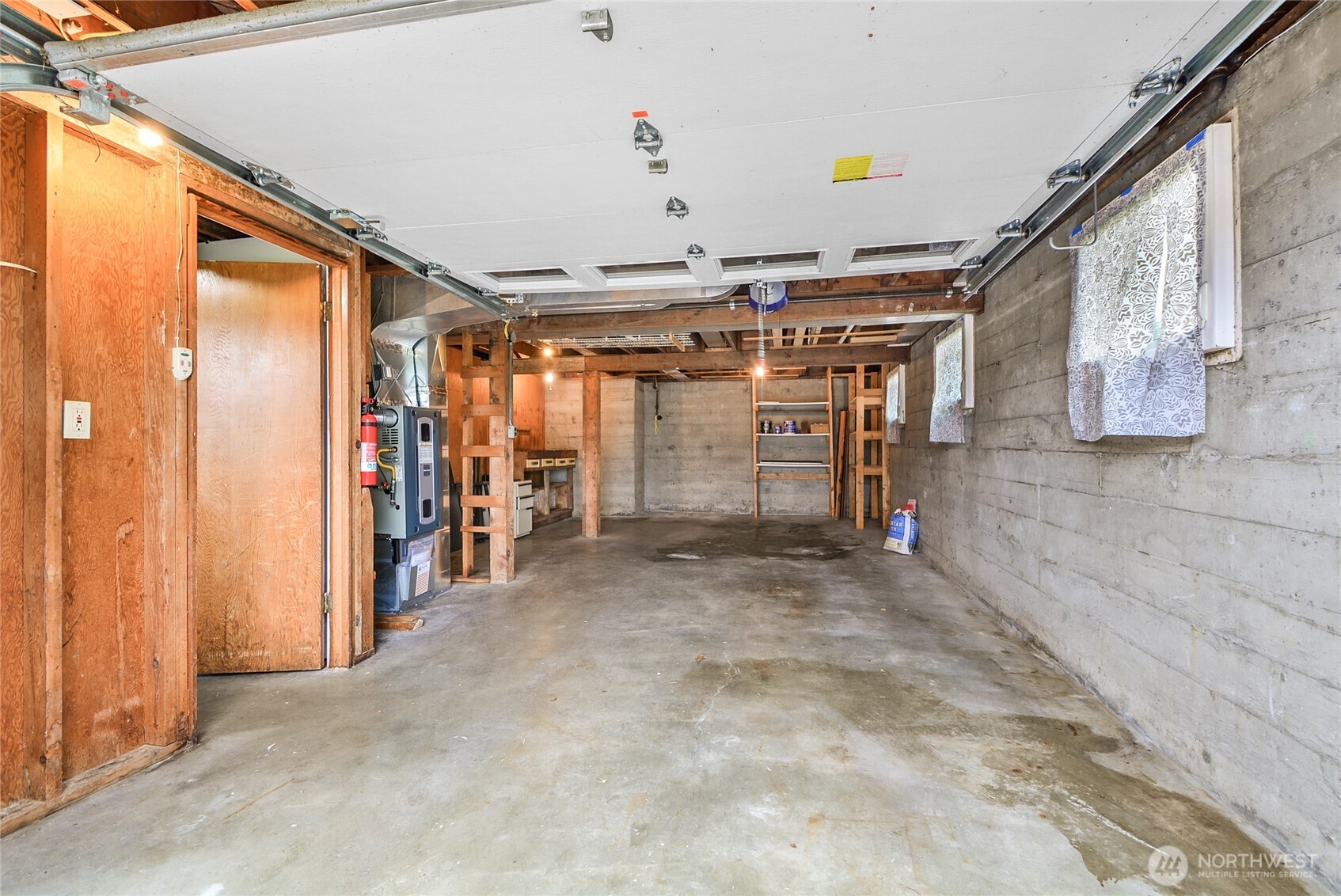 Roomy 1-Car Garage, off Lower Level