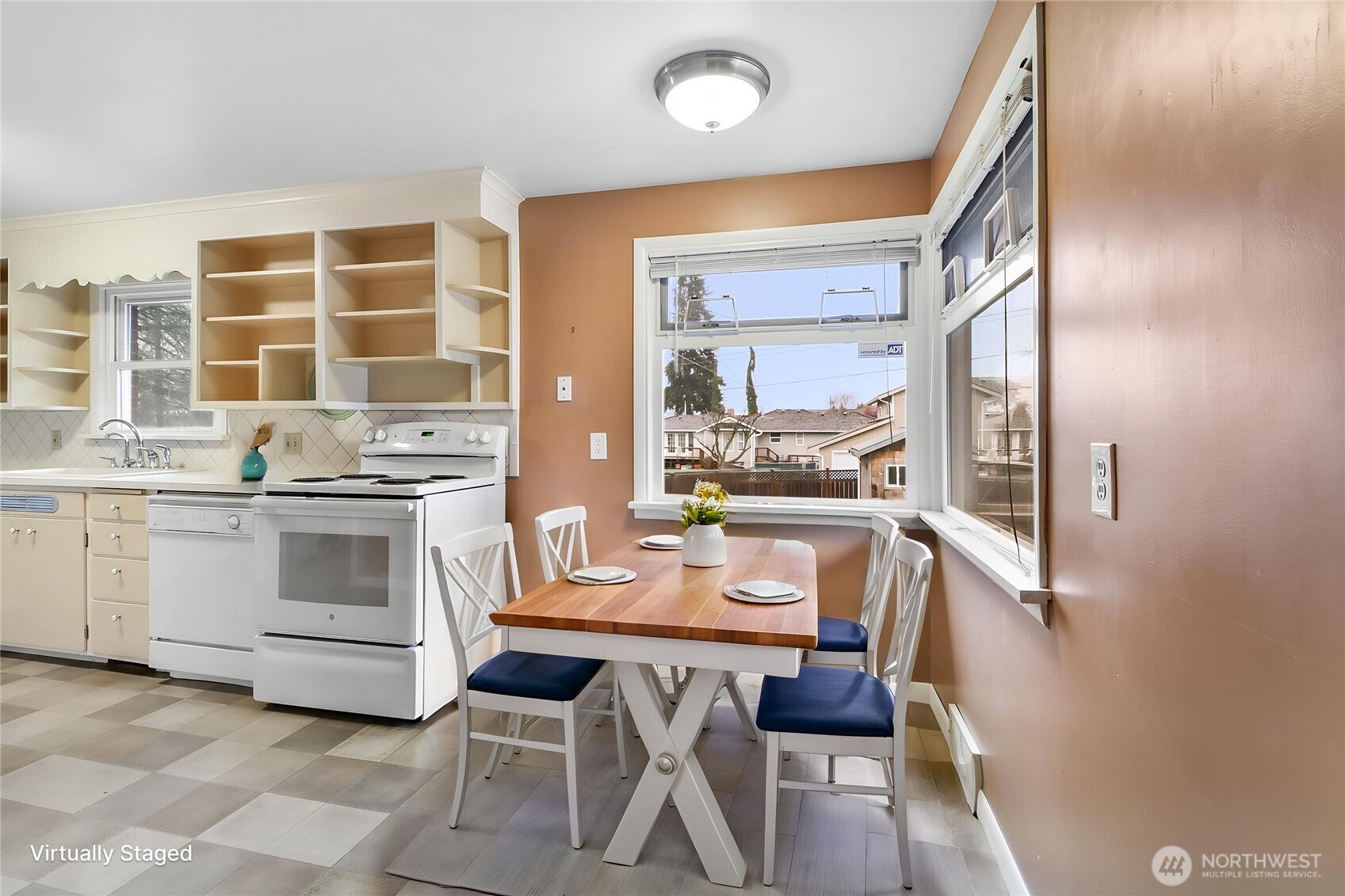 *Virtually Staged Kitchen Nook*