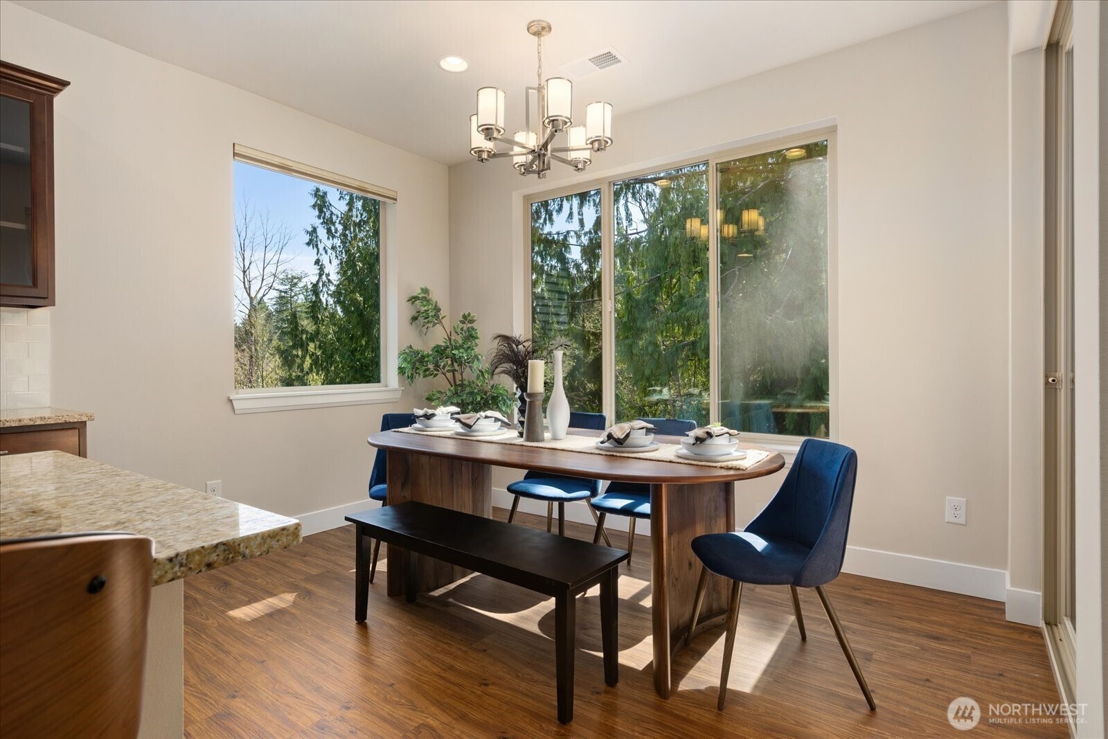 Dining area in great room