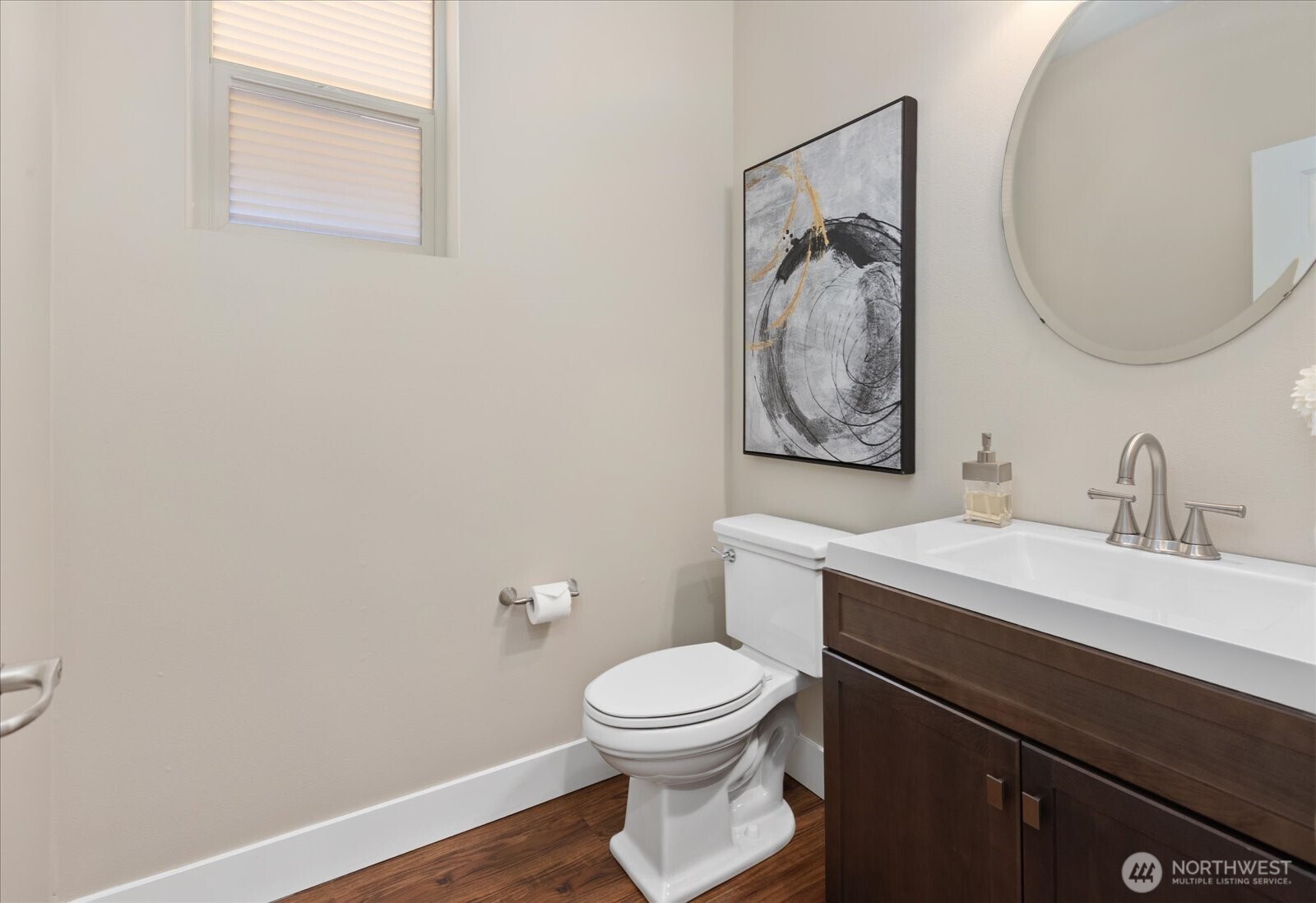 Main floor powder room