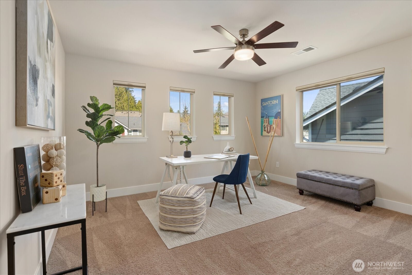 Upstairs loft/bonus room area