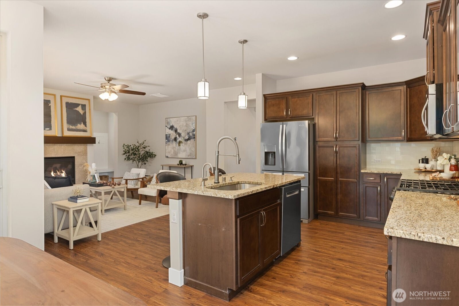 Kitchen and great room