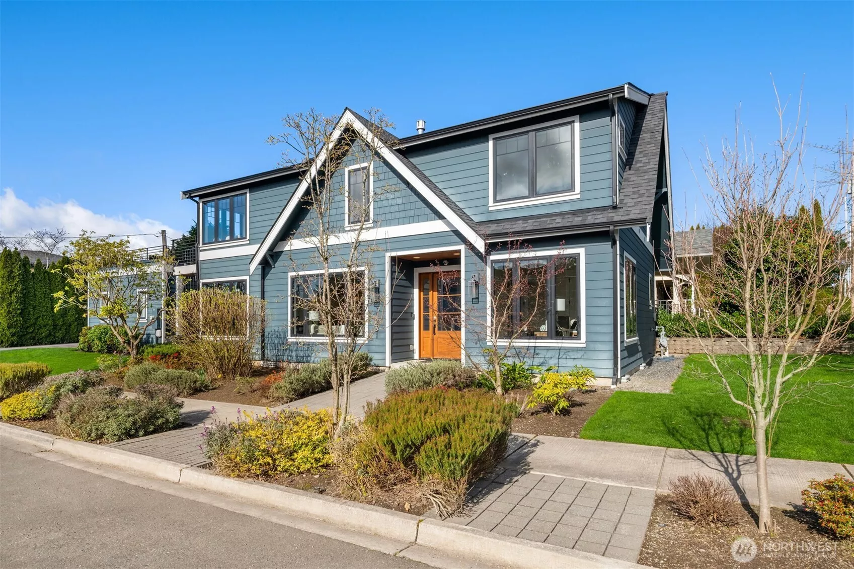 West of Market Custom Luxury Lake-view Northwest Contemporary Home