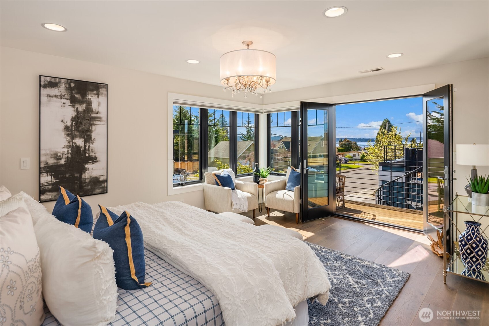 Mud/Laundry Room with Beverage Fridge