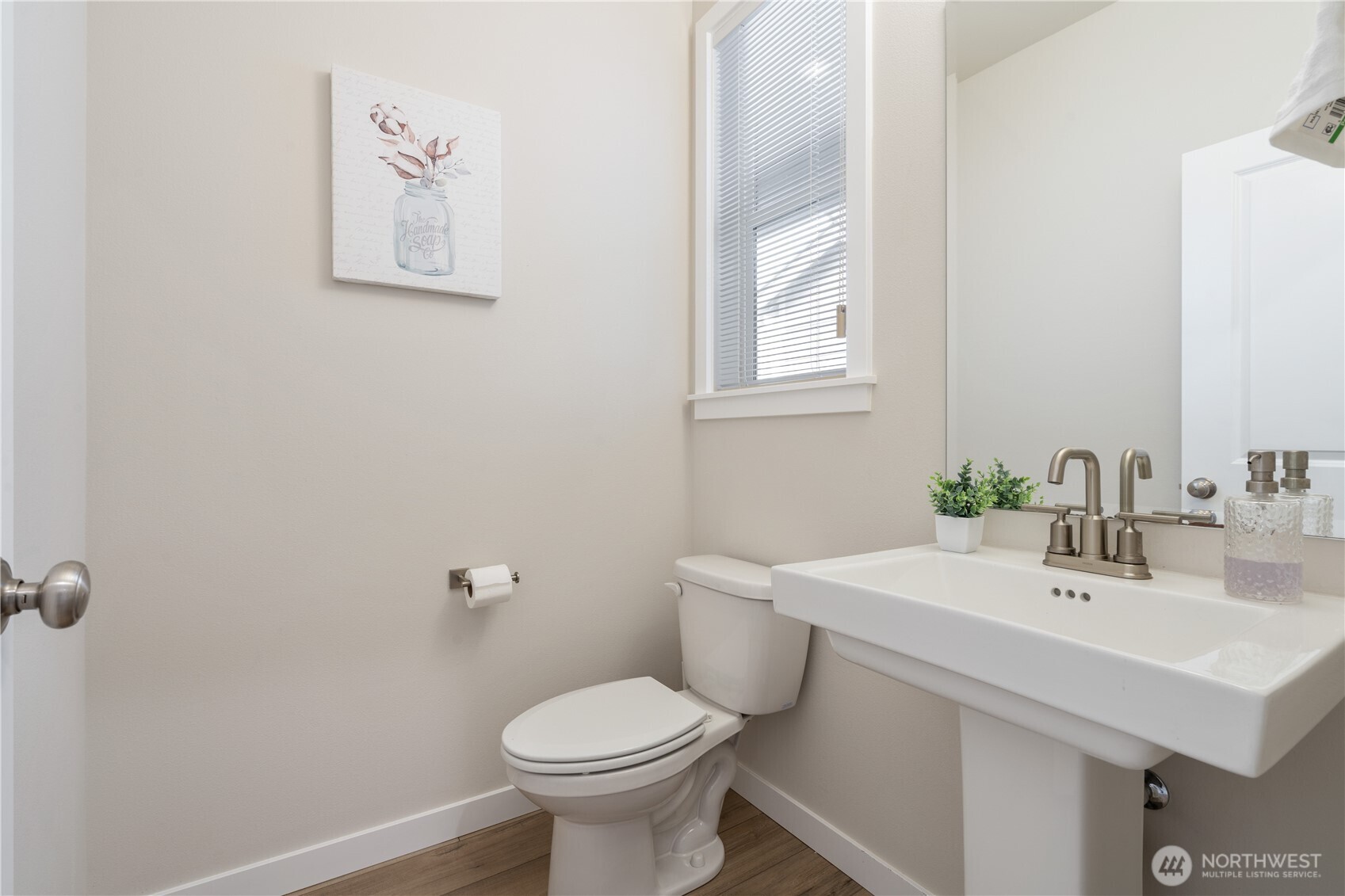 Main floor half bath