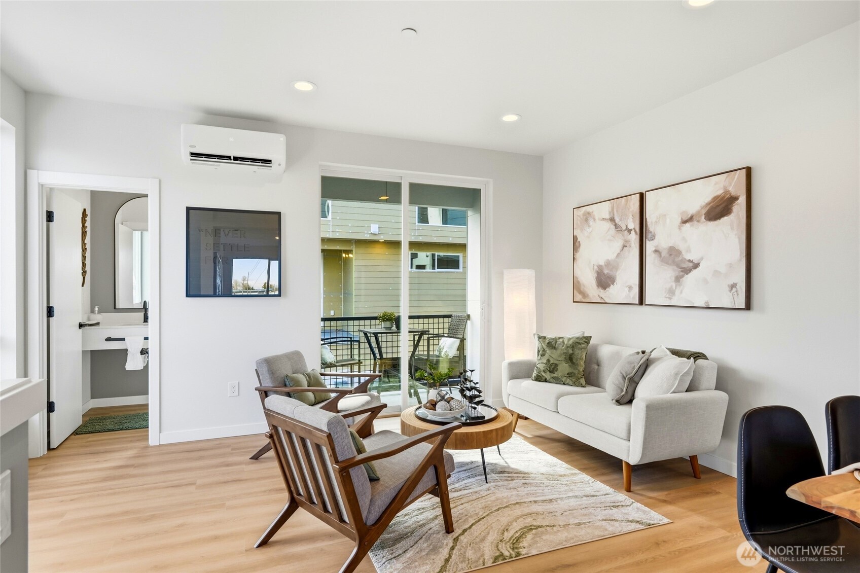 All homes have A/C to keep you nice and cool in the summer!