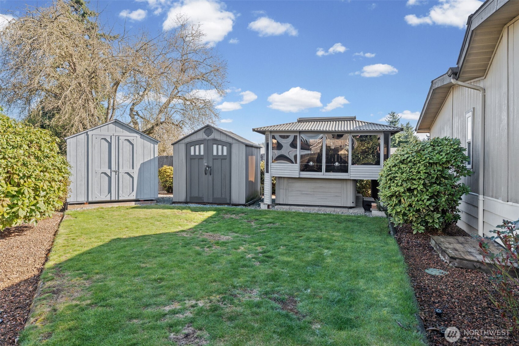 With storage galore and fully functioning private hot tub!