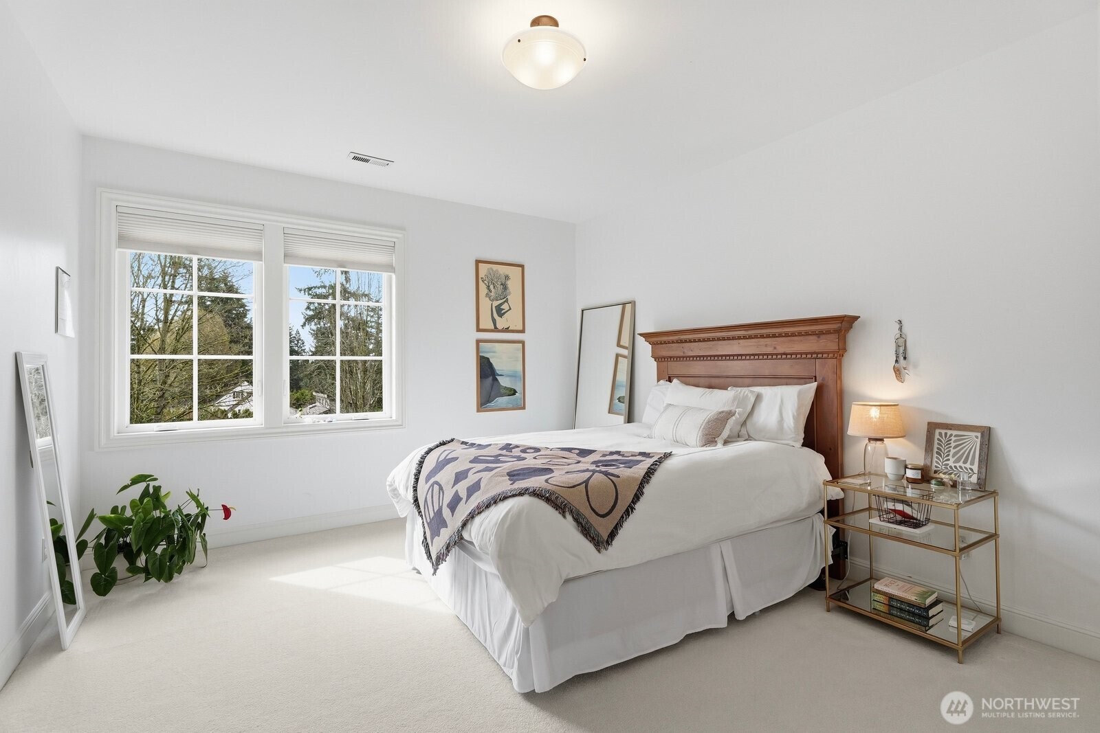 Bedroom 4 has a walk-in closet and it’s own full bathroom.