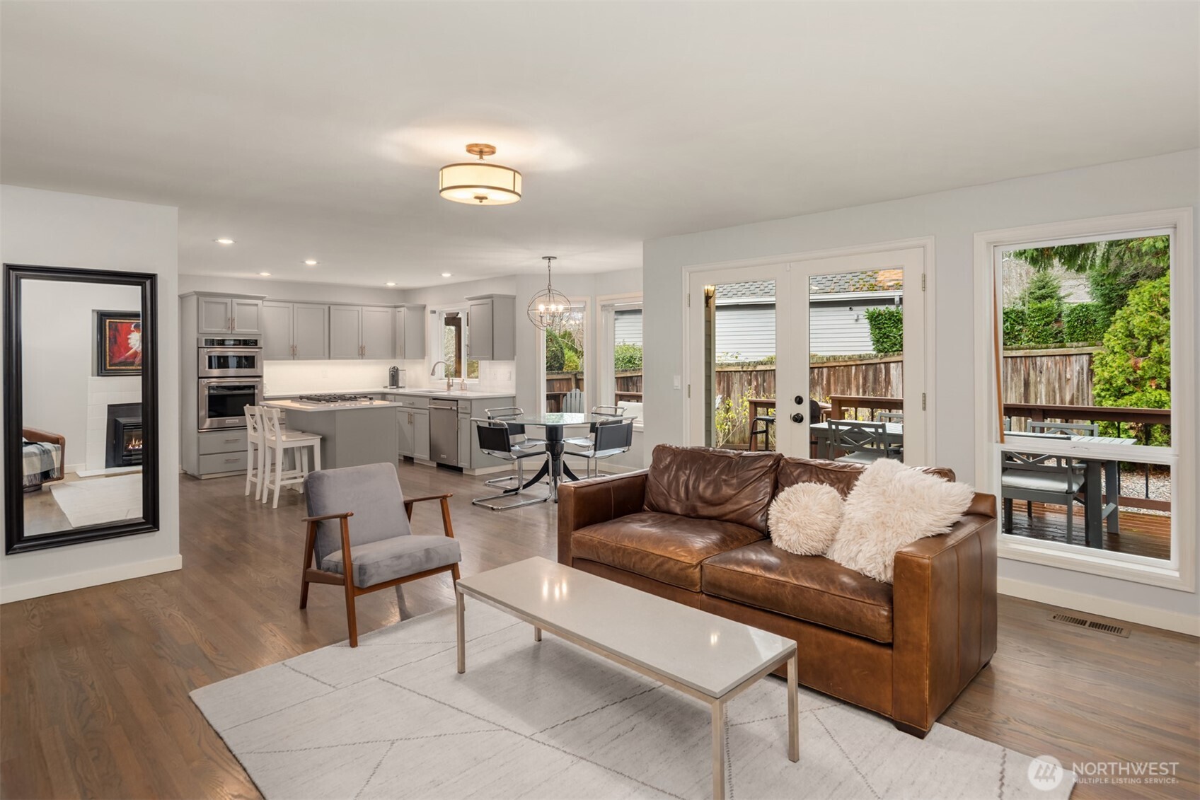 Family Room Toward Kitchen